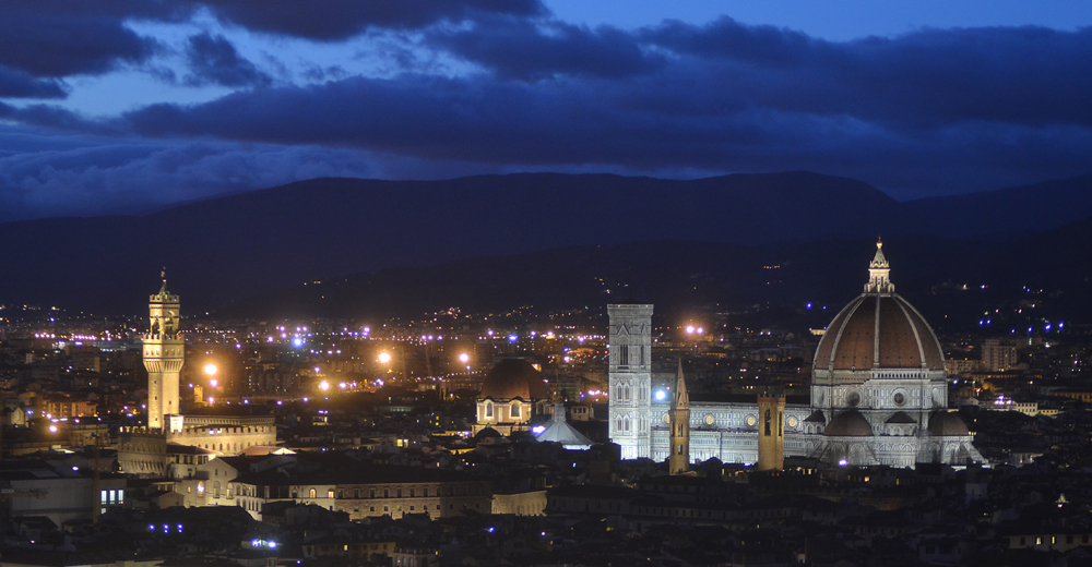 florence night from Piazzale Michelangelo...