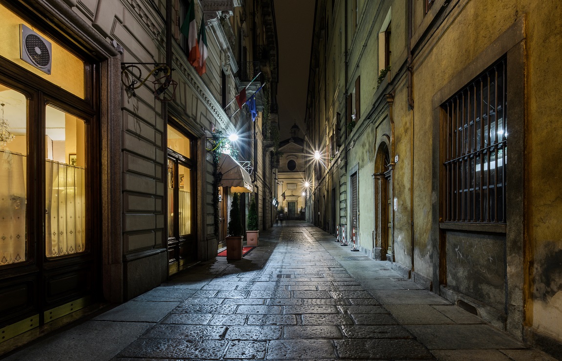 a street in Turin...