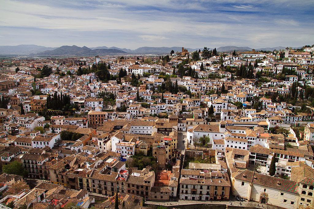 Granada from the Alhambra...