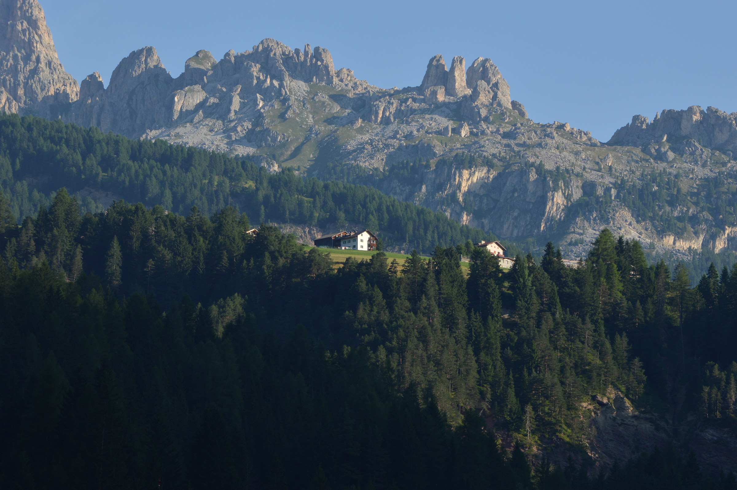 Panorama in Val di Fassa...