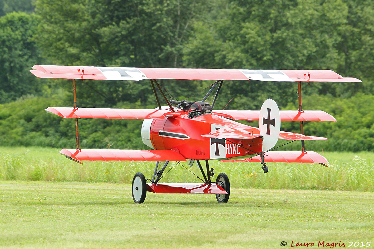 Fokker Dr.I ready to take off...
