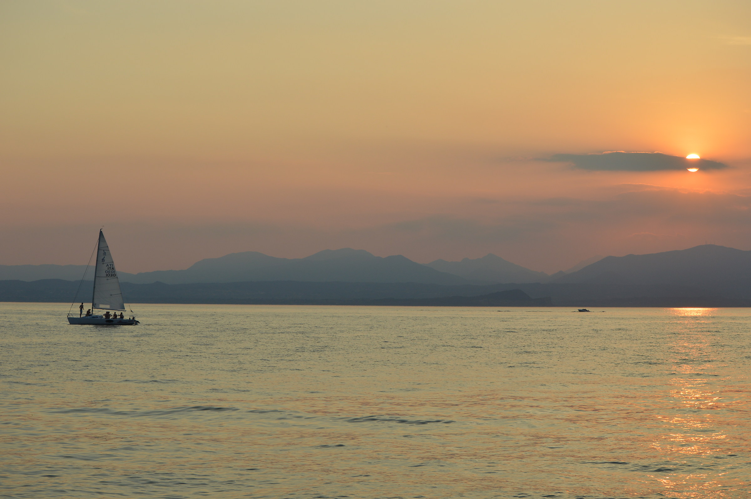 Sunset Boat...