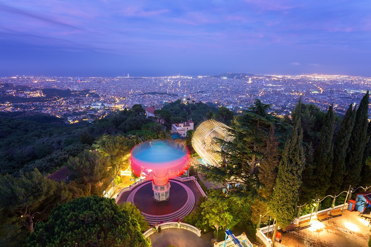 Barcelona from Tibidabo...