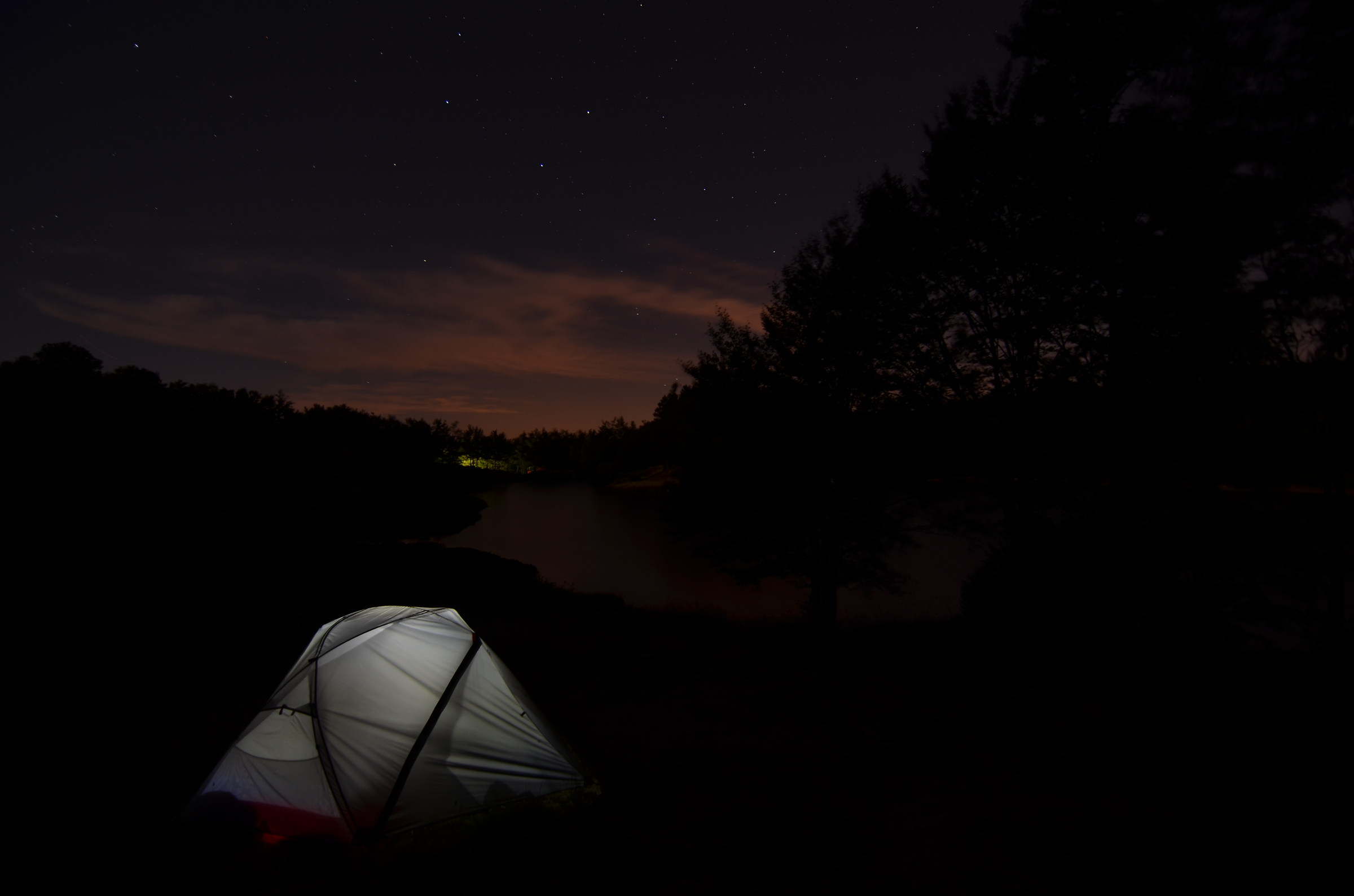 Night lake Calamone (re)...
