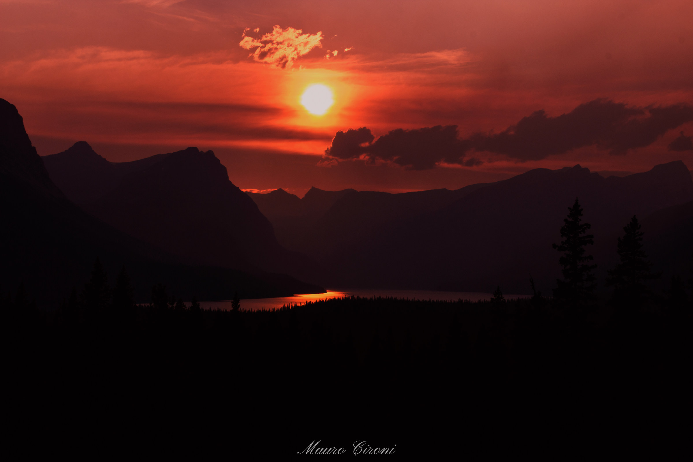 Canadian Rockies sunset!...