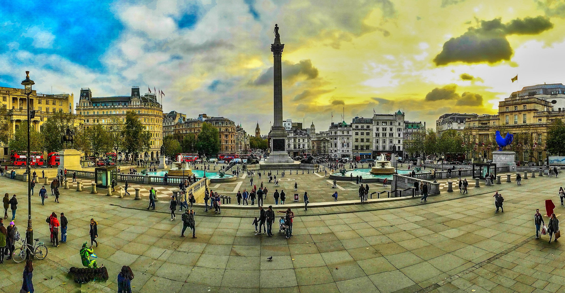 Trafalgar Square...