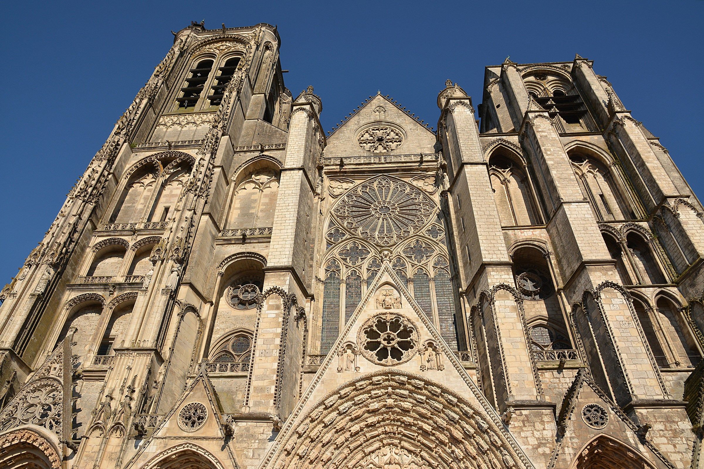 Cathedral of Saint Etienne in Bourges...
