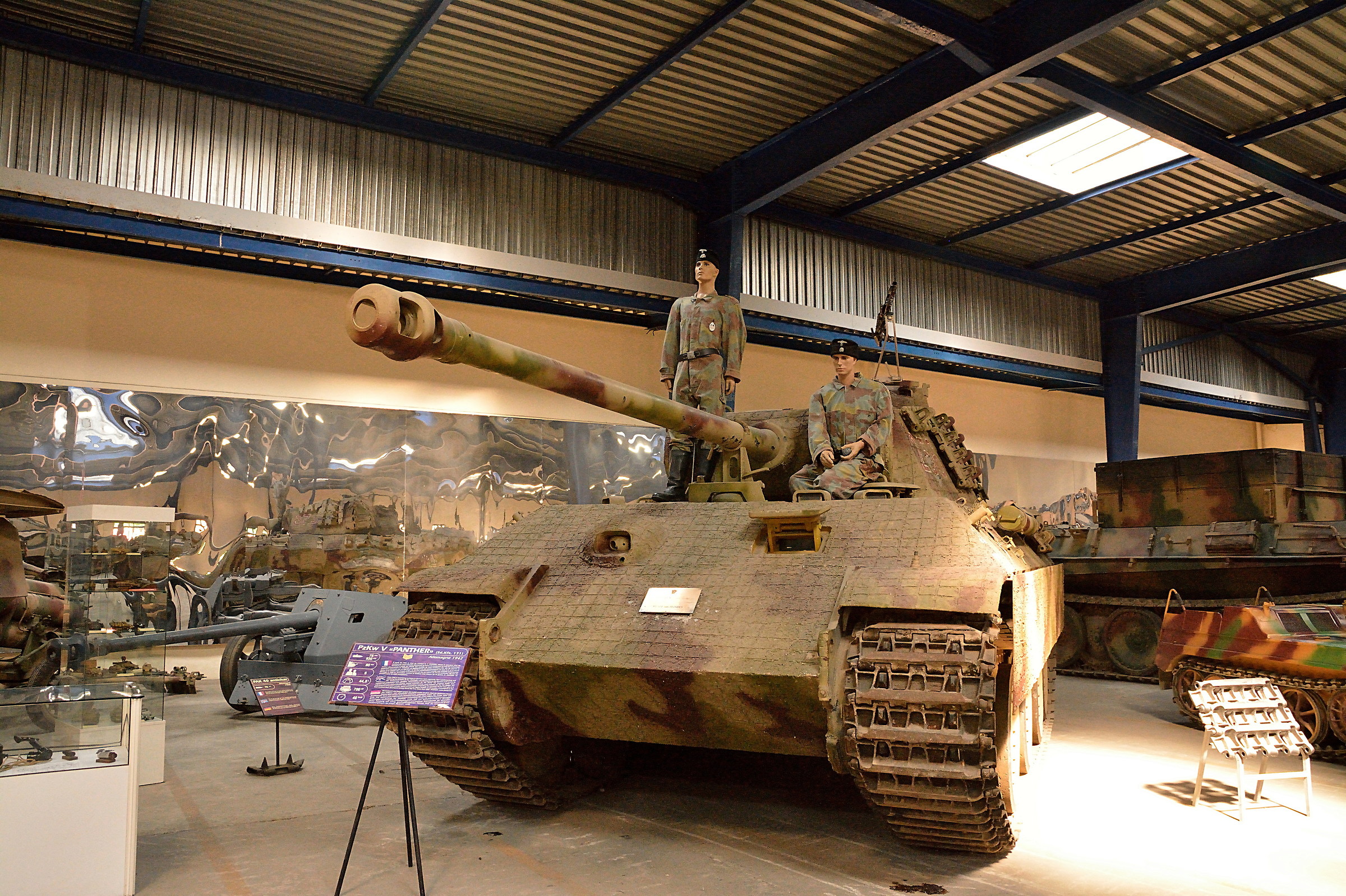 Museum of Saumur armored tank Panther...