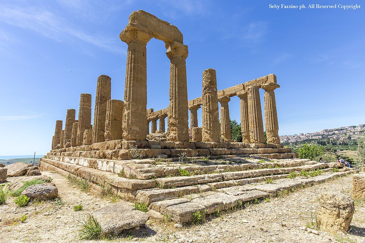 Valley of the Temples in Agrigento Temple of Juno...
