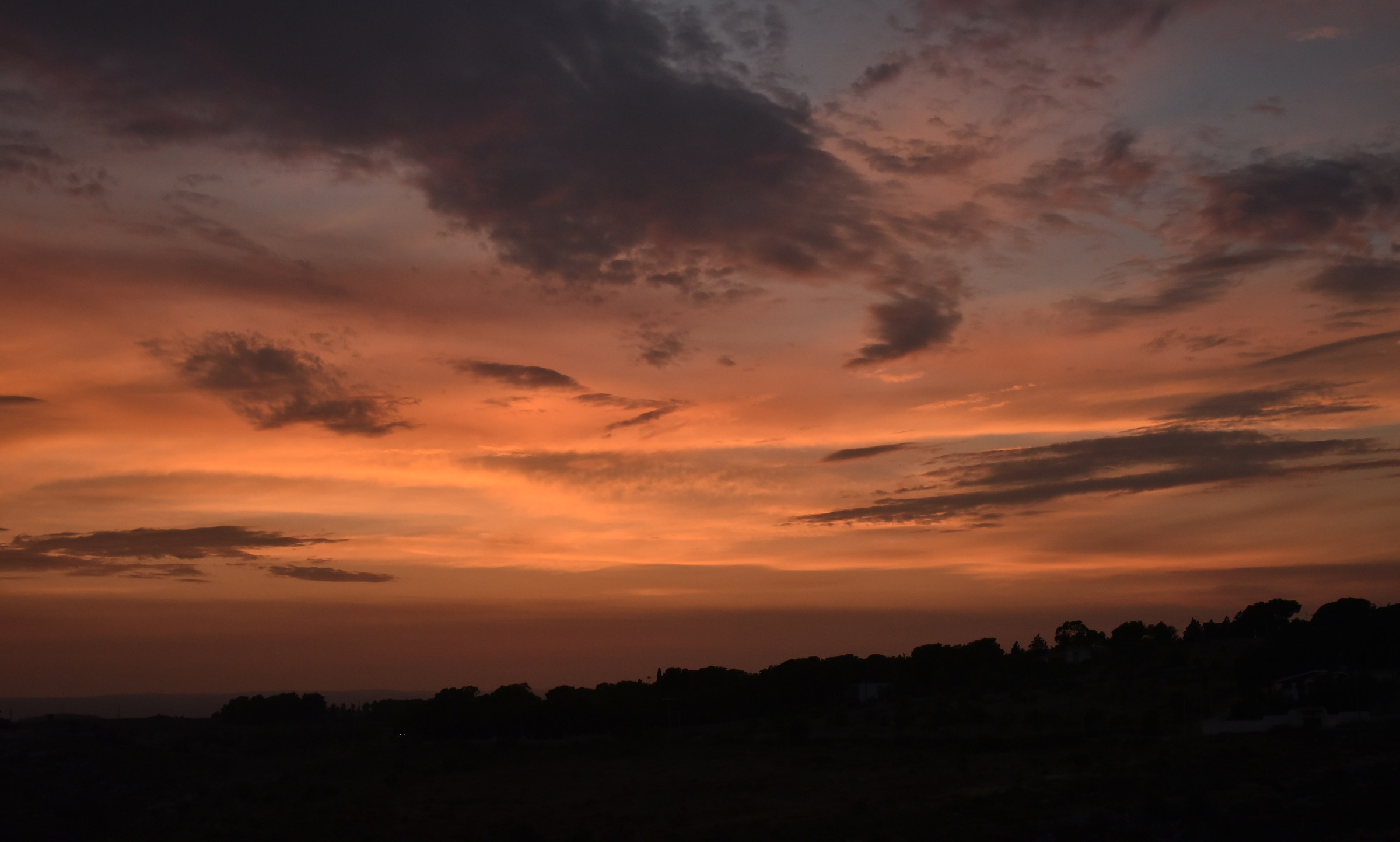 I colori del tramonto...