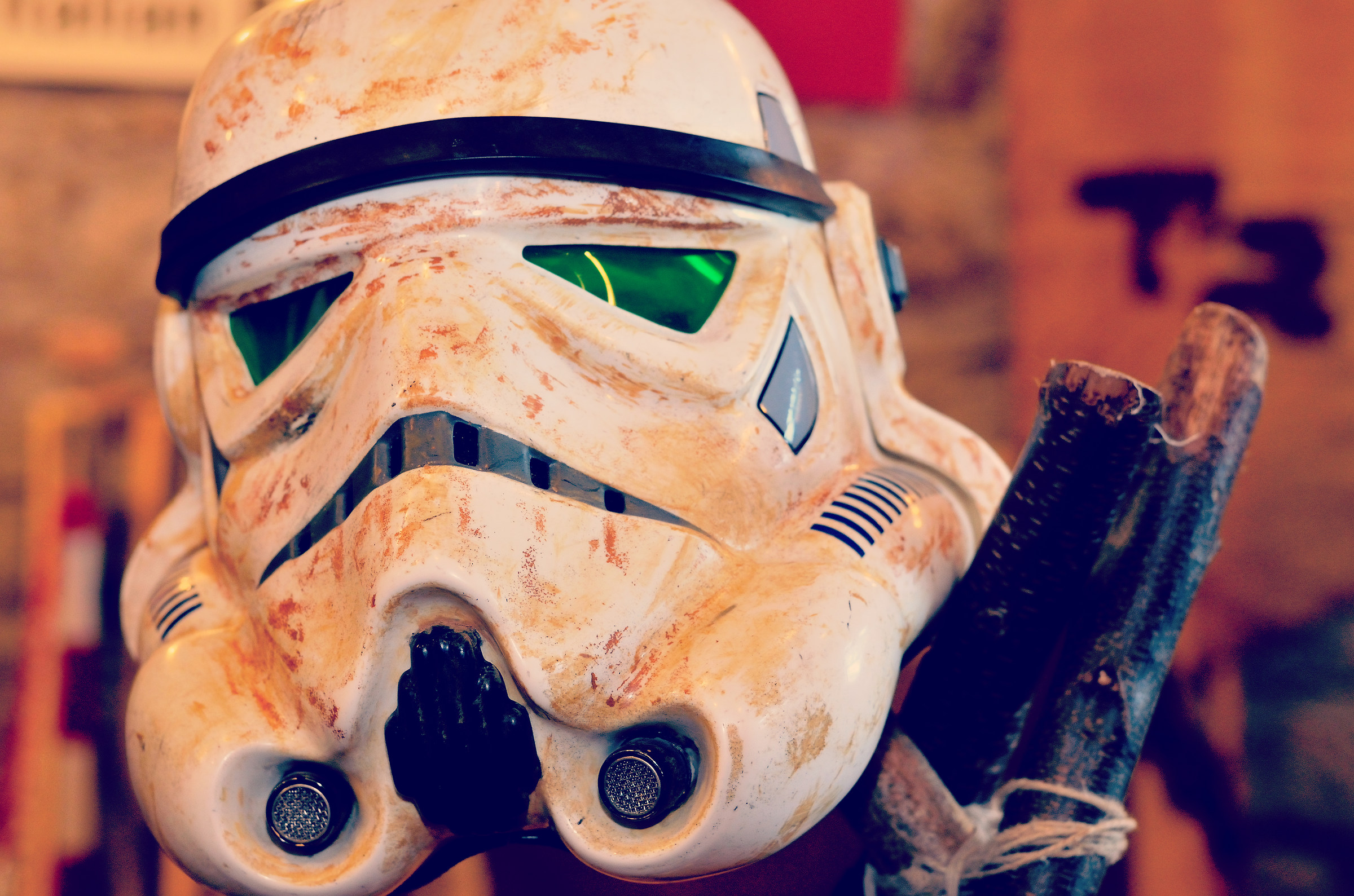 stormtrooper's helmet...