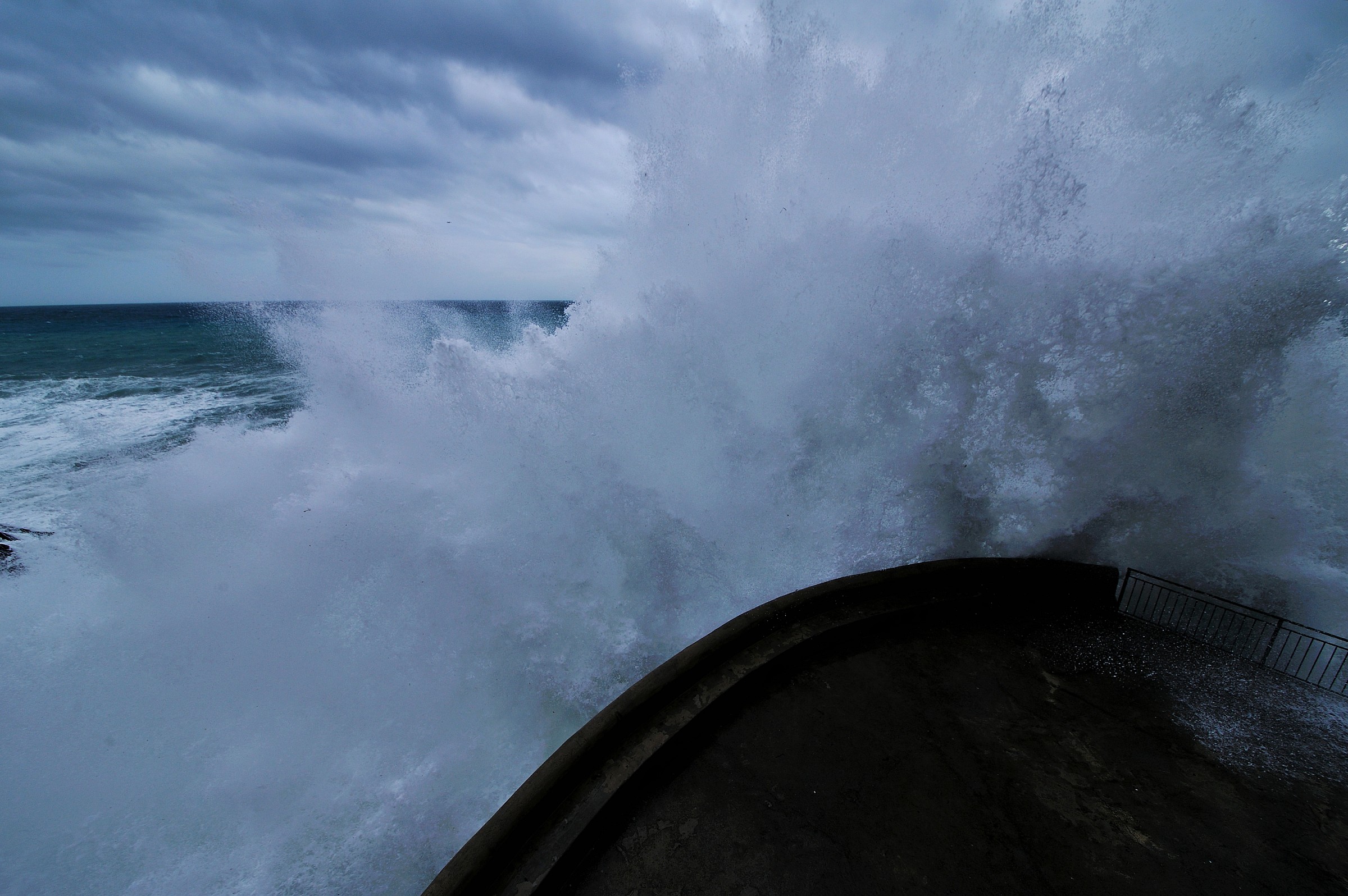Stormy sea in Pieve Ligure 2...