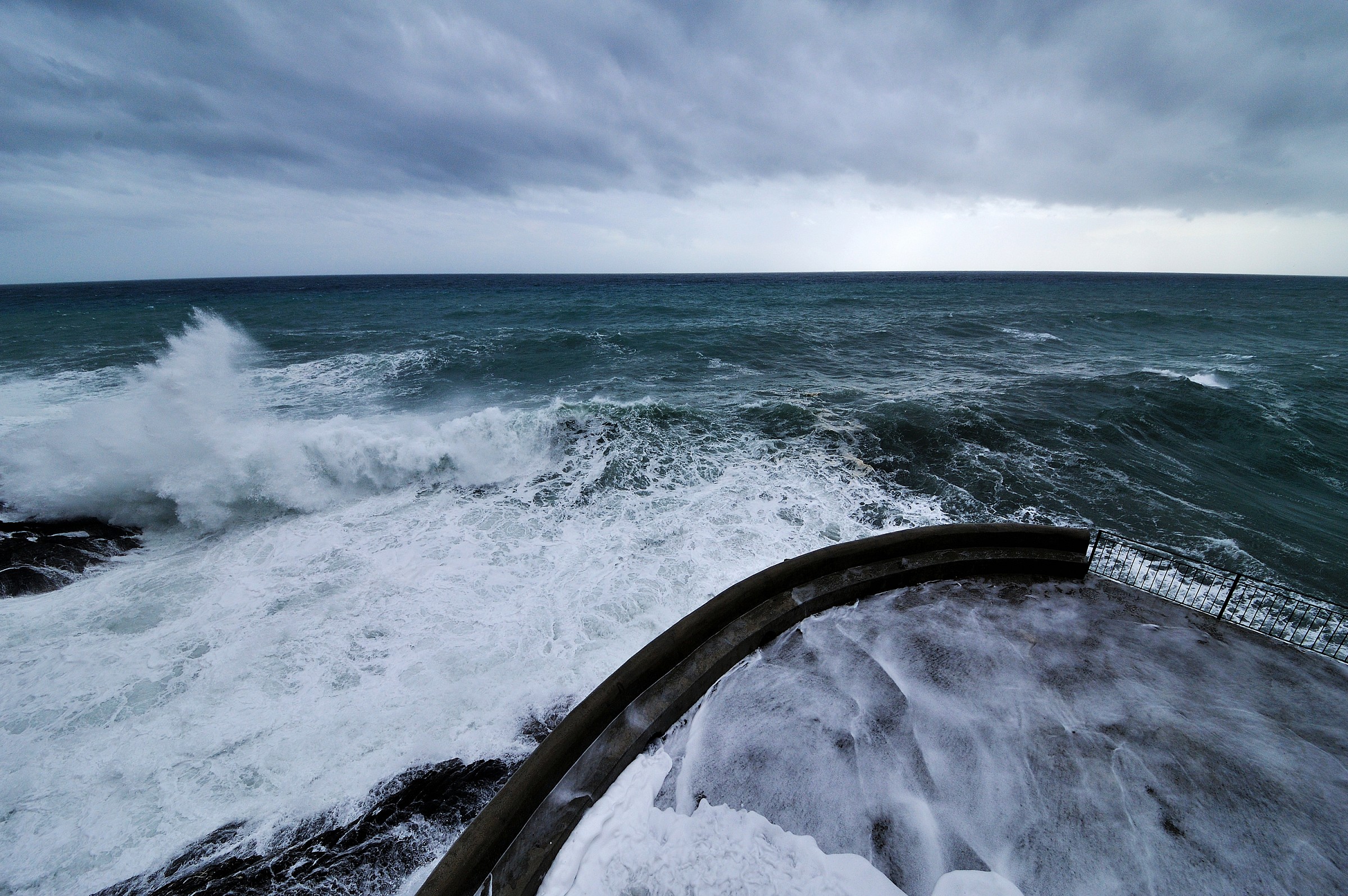 Stormy sea in Pieve Ligure 3...
