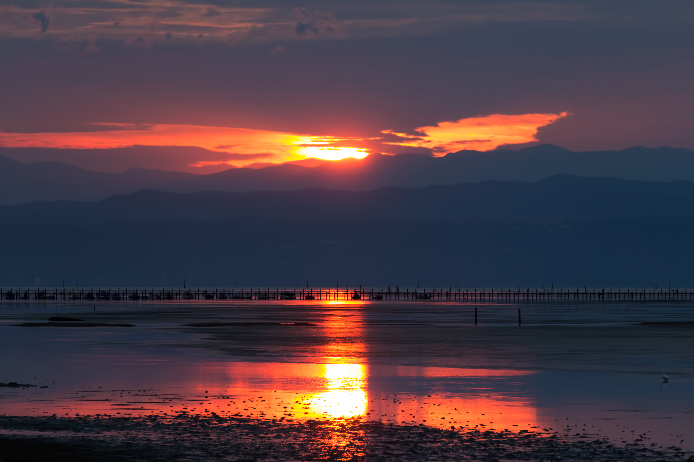 Sunrise on lagoon...