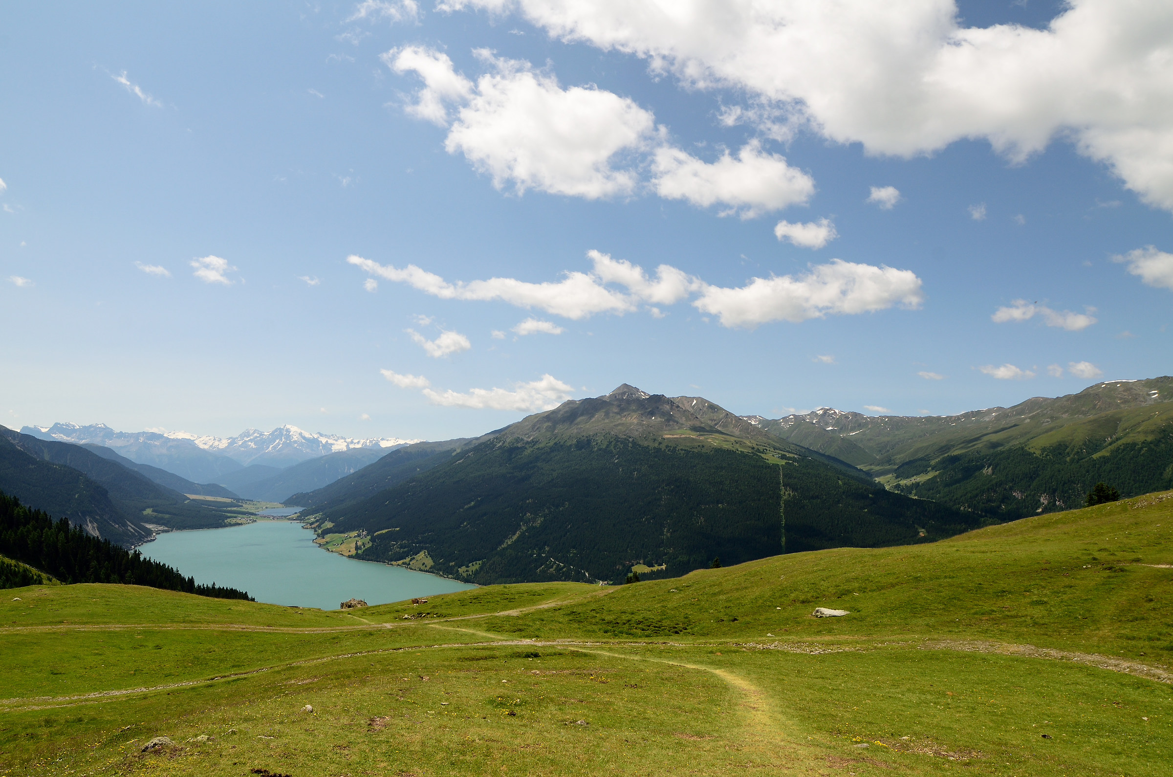 Panoramica Laghi Alta Venosta e Val Roja...