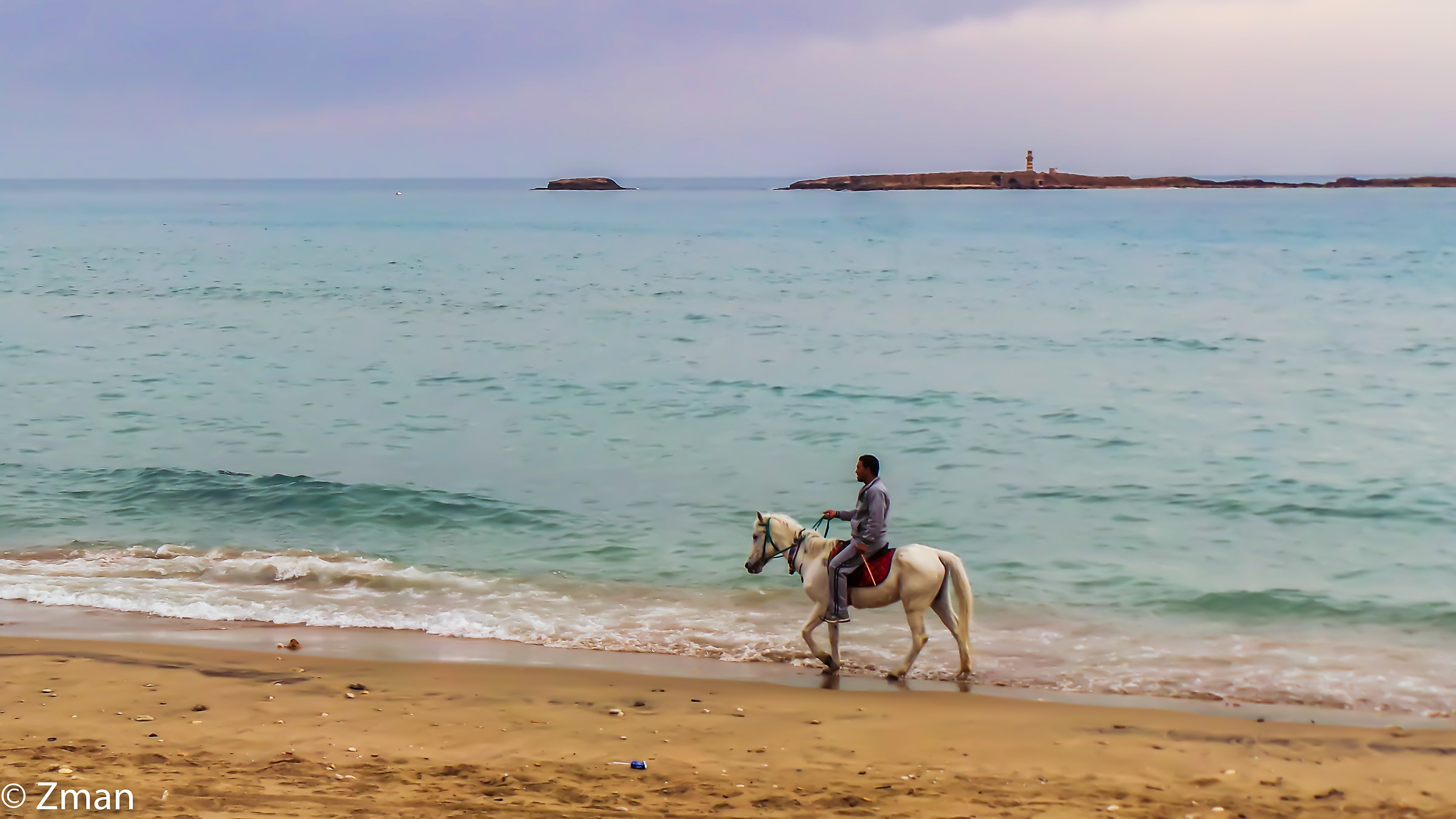 Horse Rider sulla Spiaggia...