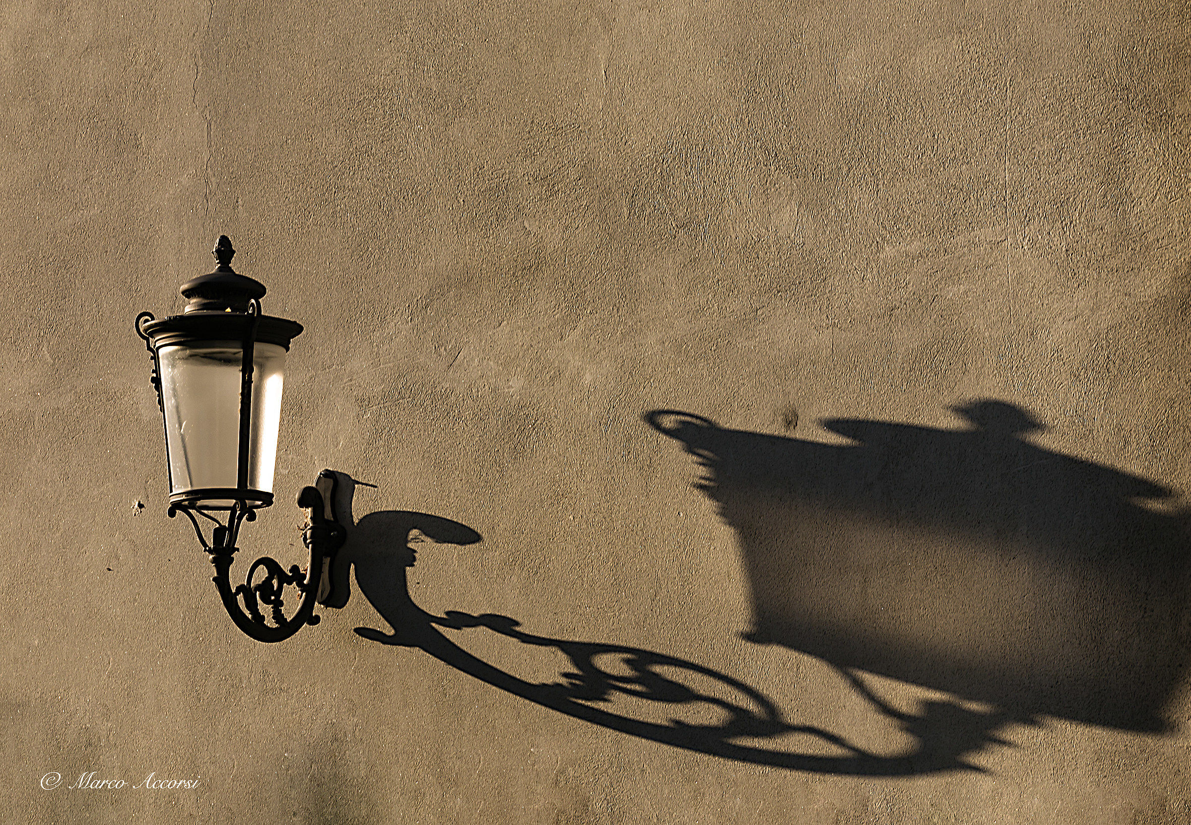 The lamp and its Shadow...