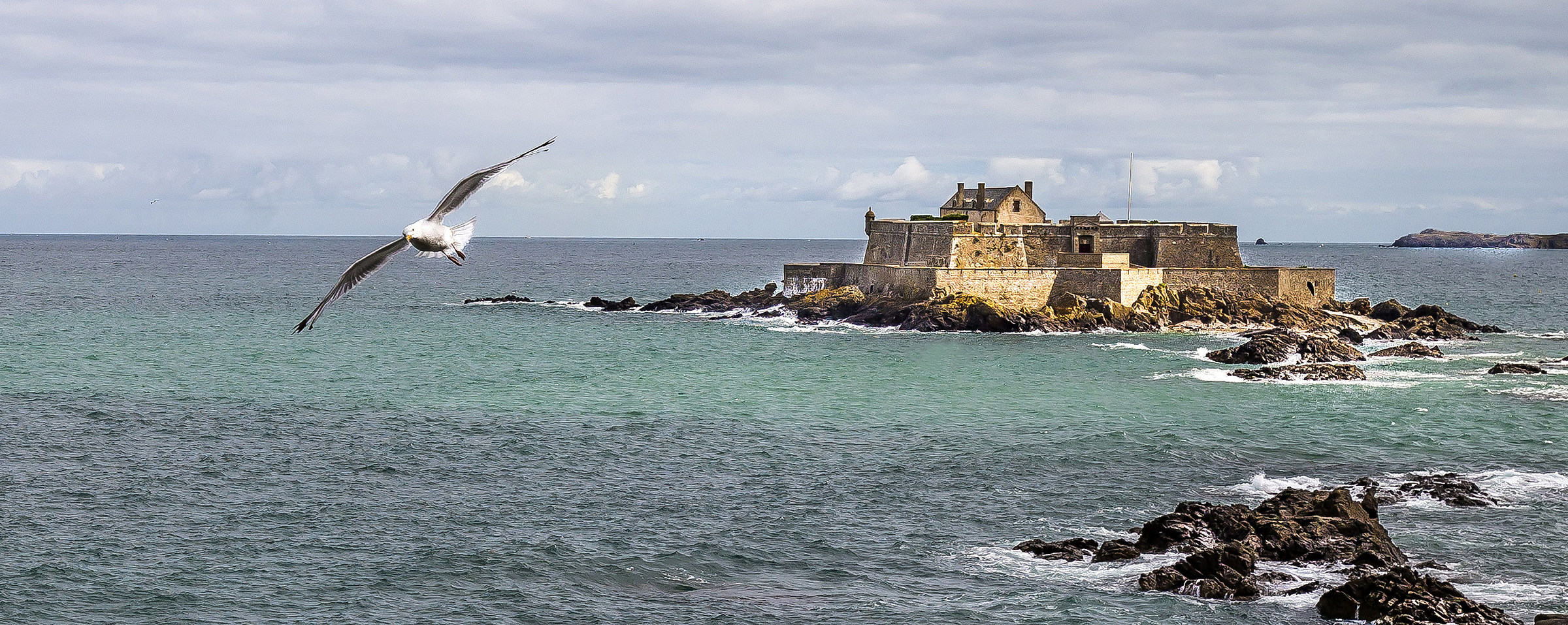 Fort Principal at Saint Malo Brittany...