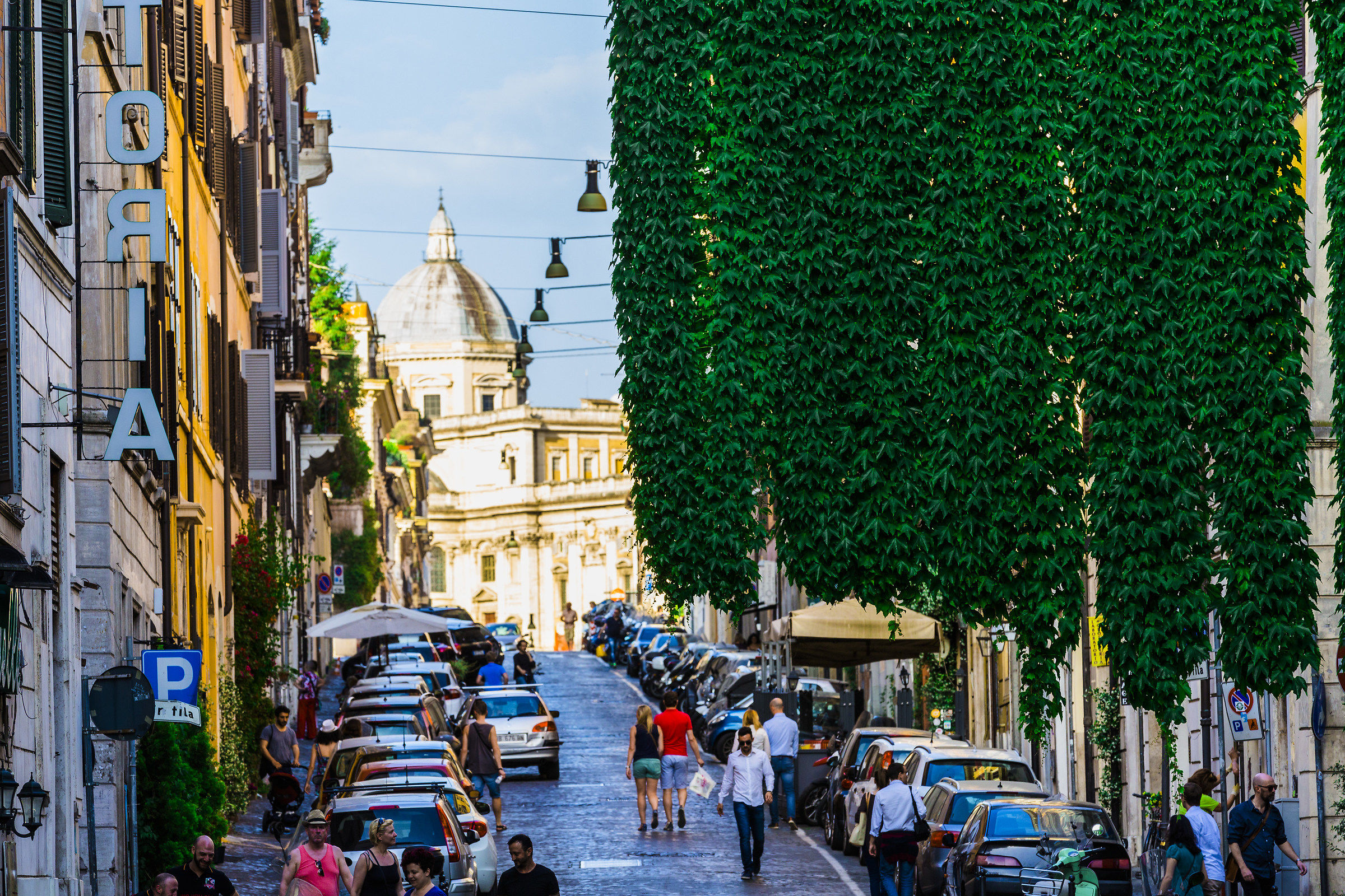 Via Panisperna in Rome...