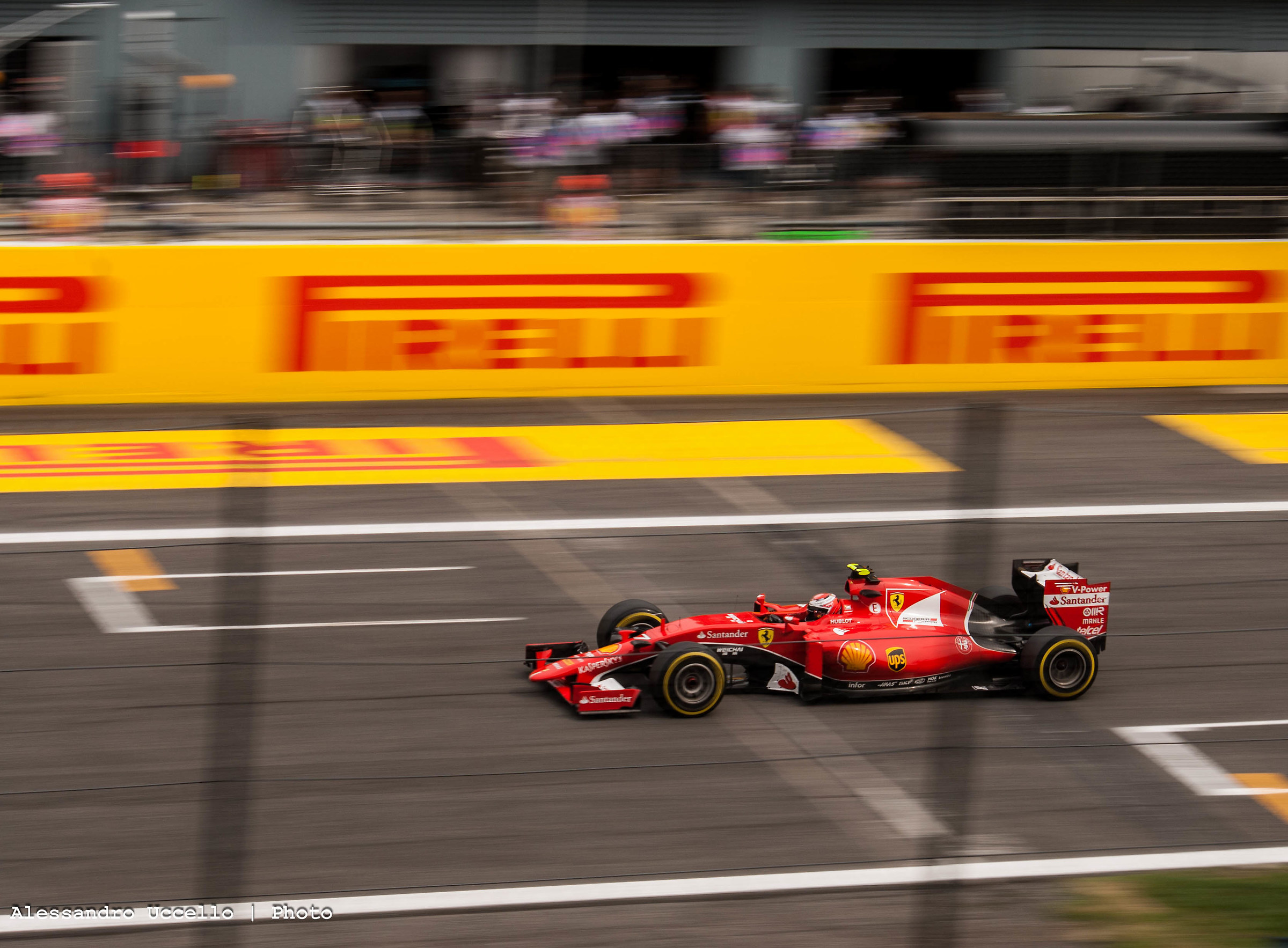 Kimi Raikkonen (Ferrari)-Autodromo Nazionale di Monza 2...
