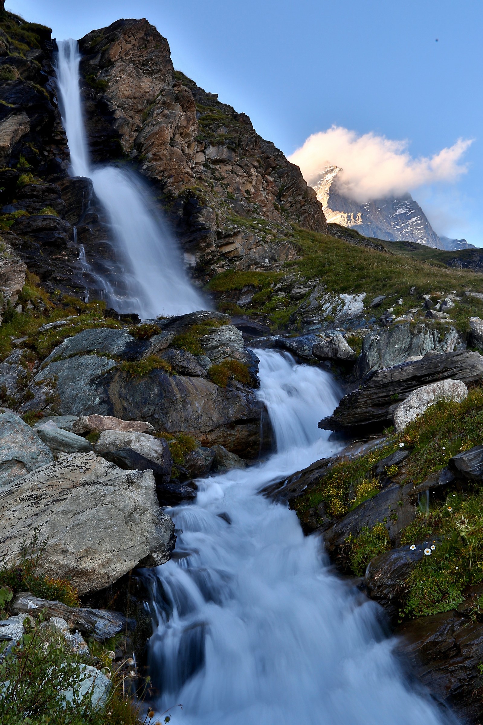 the waterfall of the Matterhorn 2...