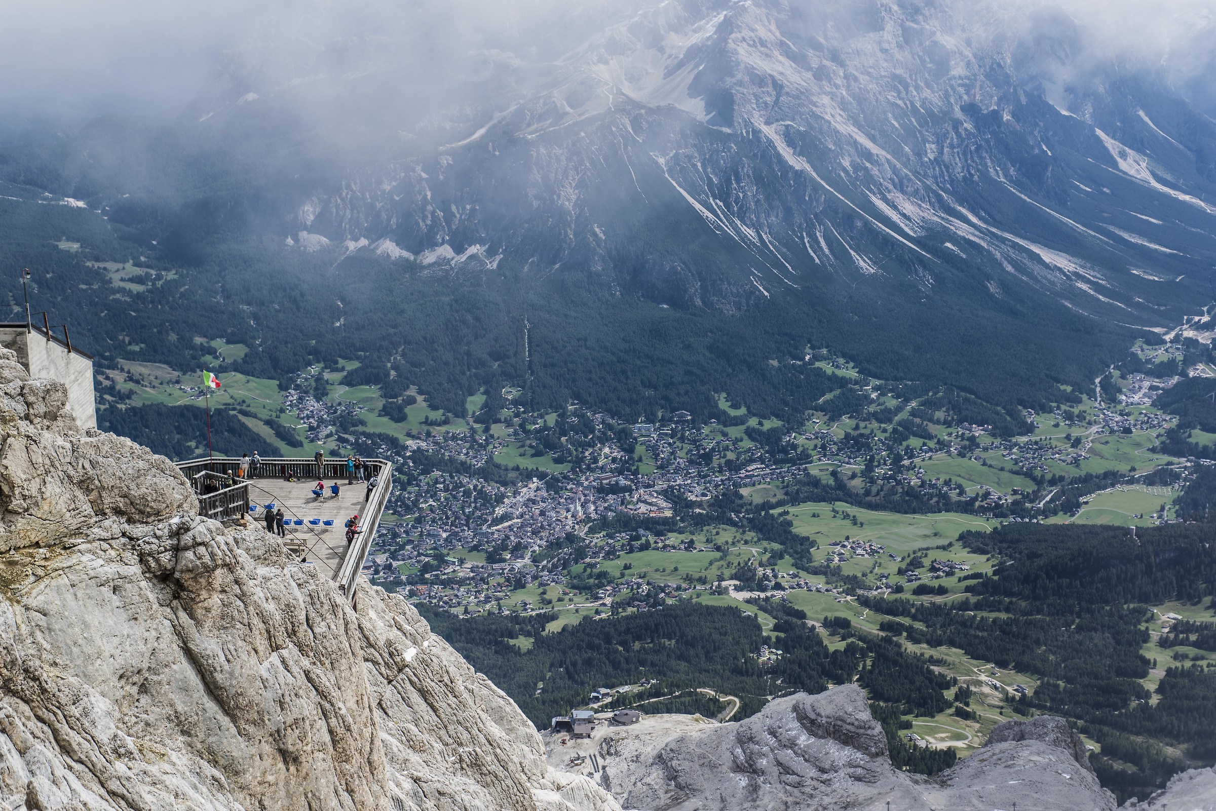 Cima Tofane (The highest terrace of Europe)...