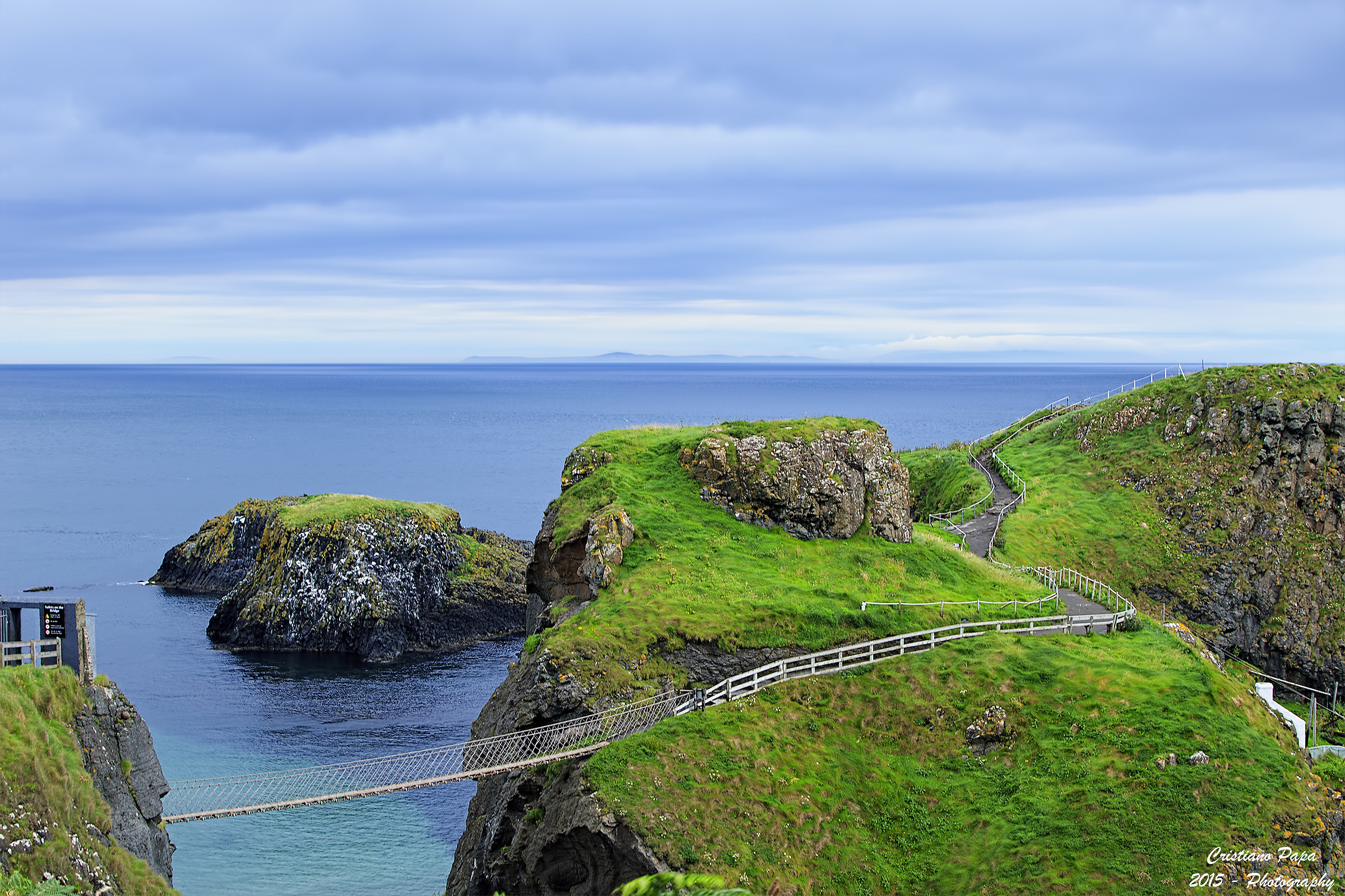 The rope bridge ......