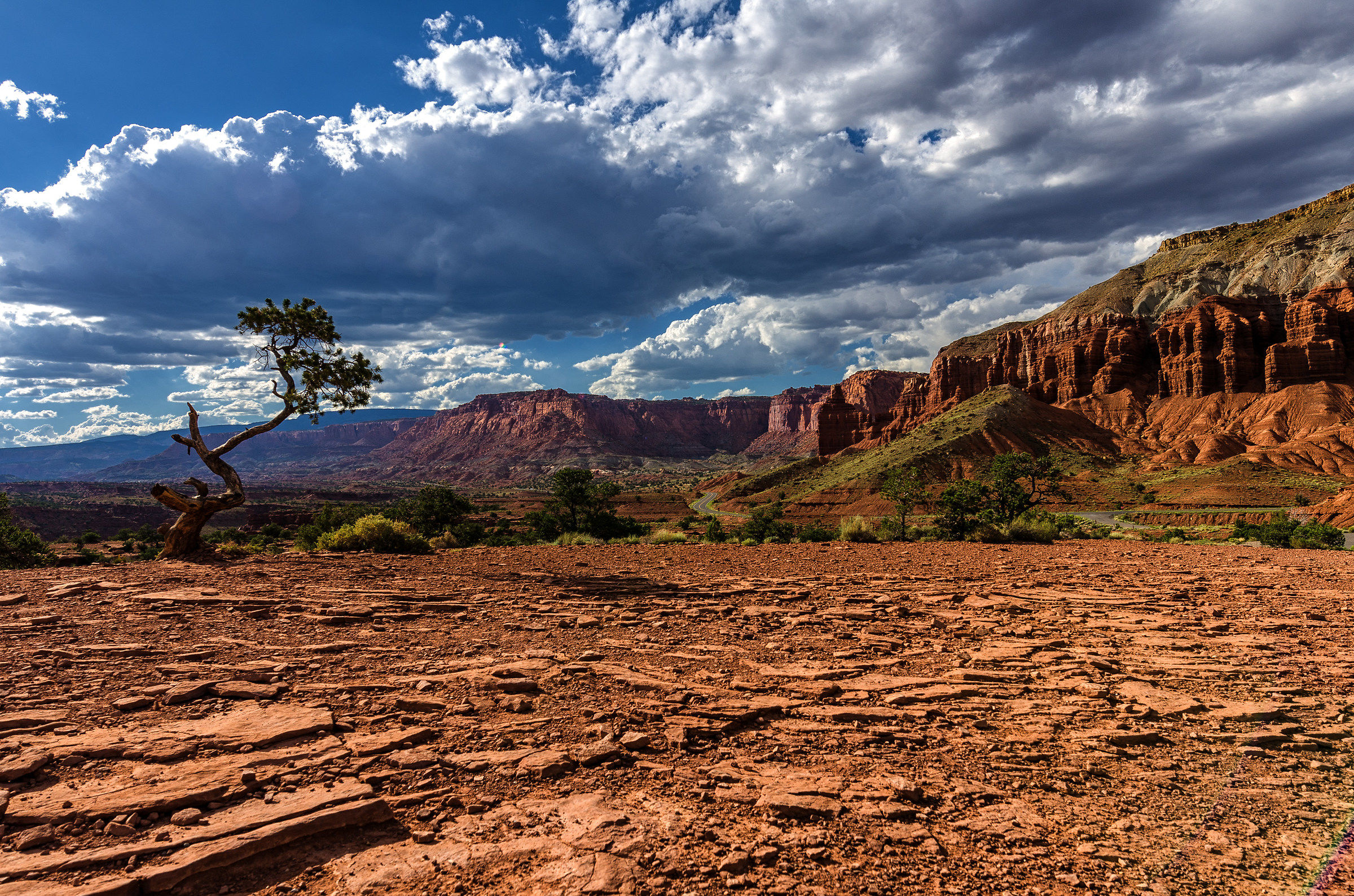 Wide angle on Capitol Reef...
