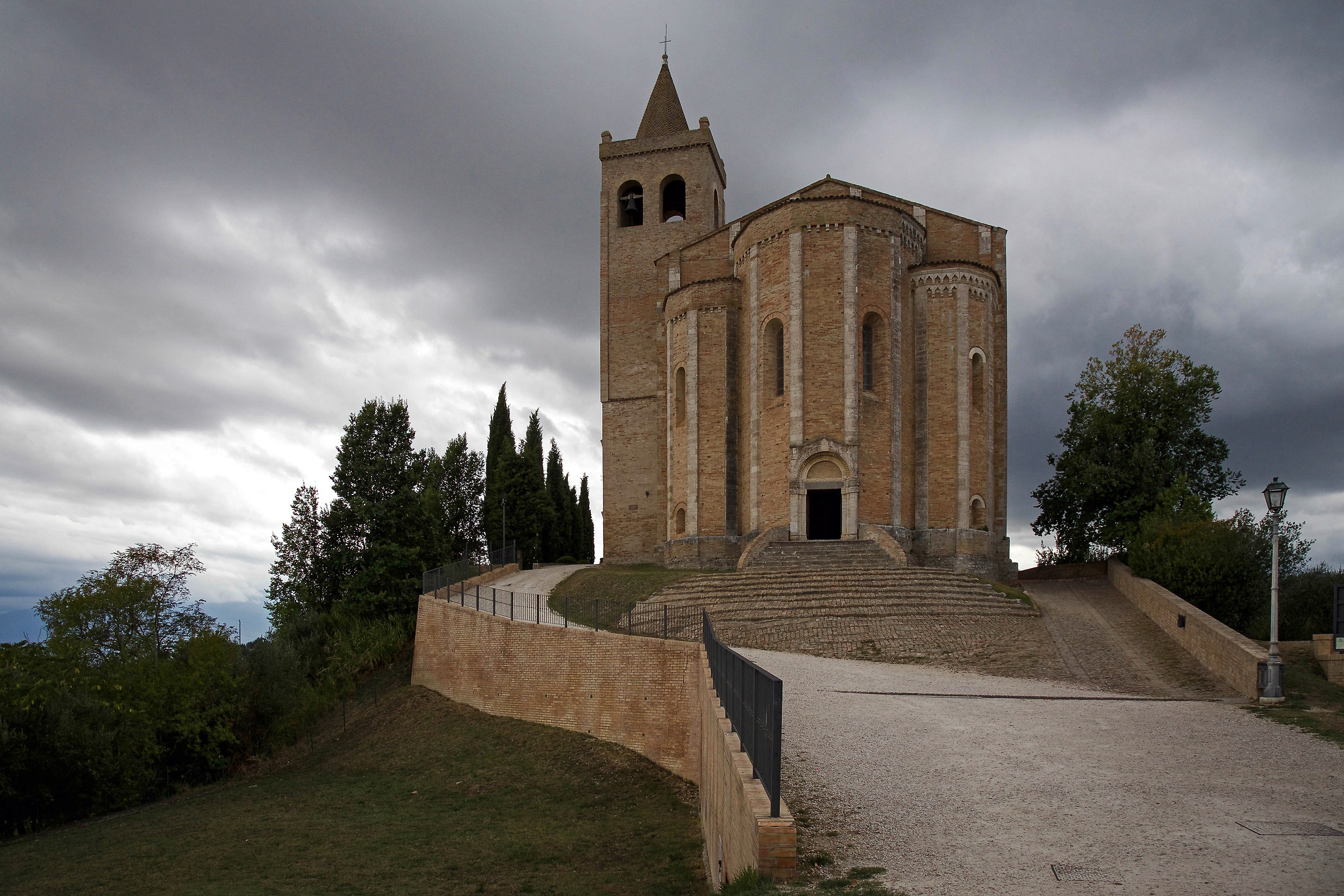 offida church of Santa Maria della Rocca...
