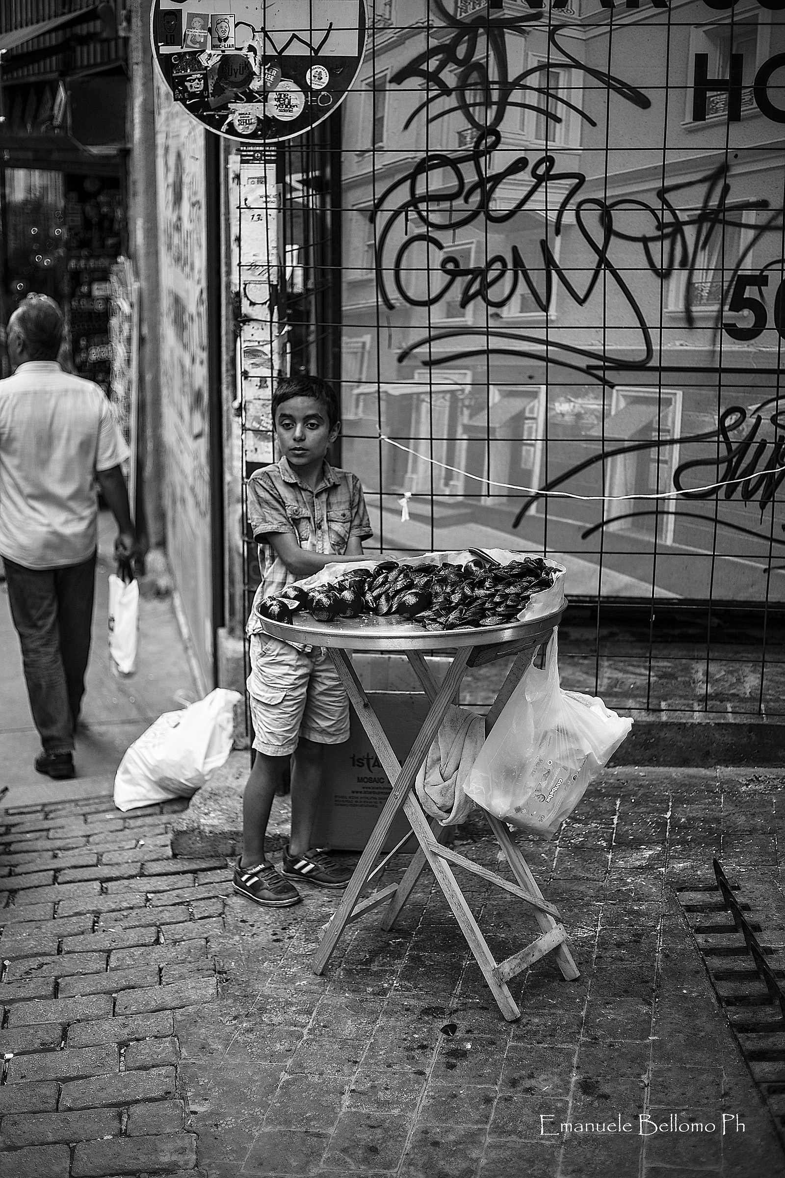 Mussels in the street...
