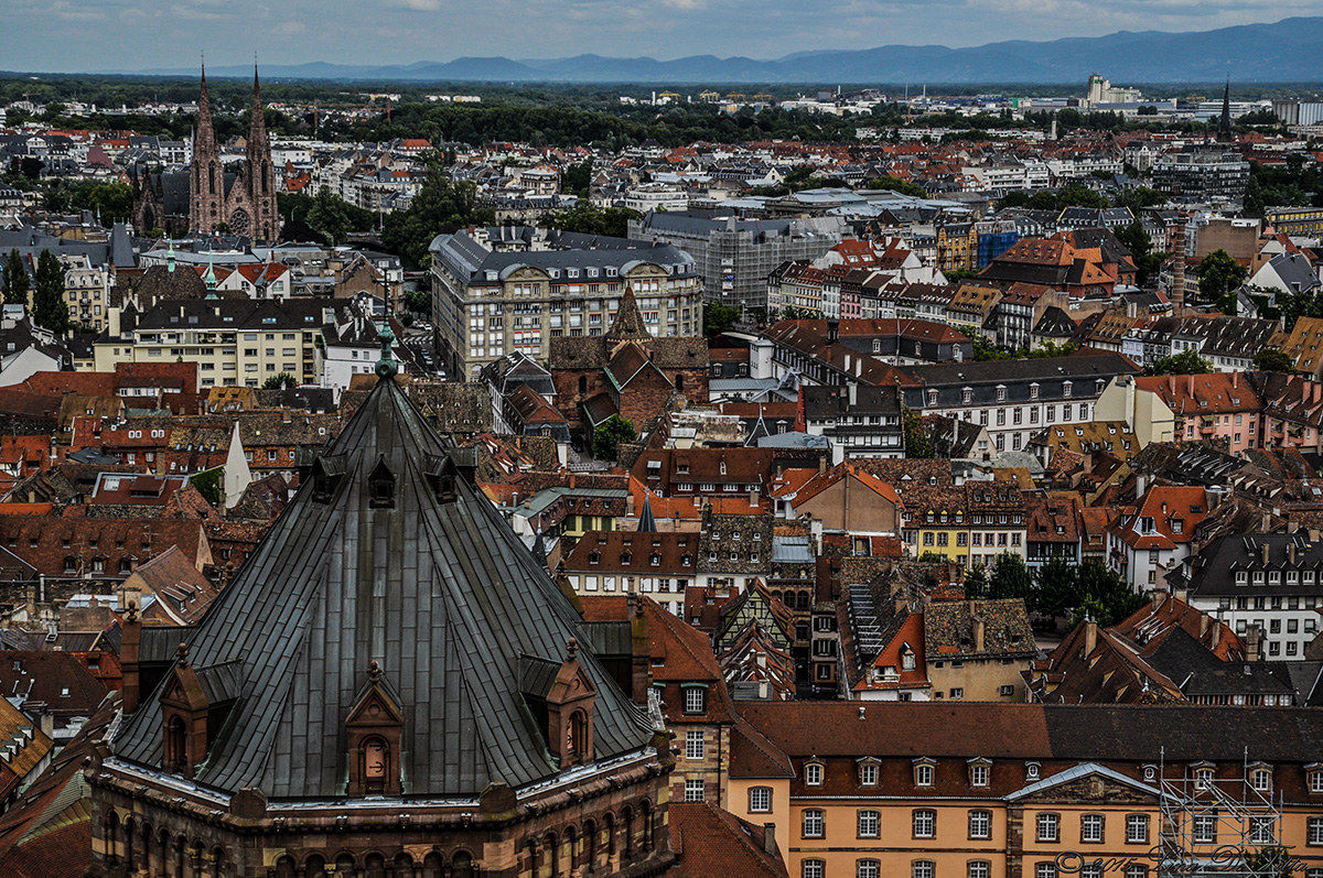 Rooftops of Strasbourg...