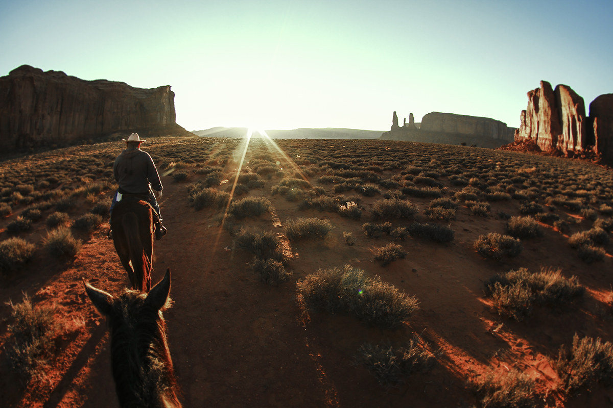 Ride upon monument valley...