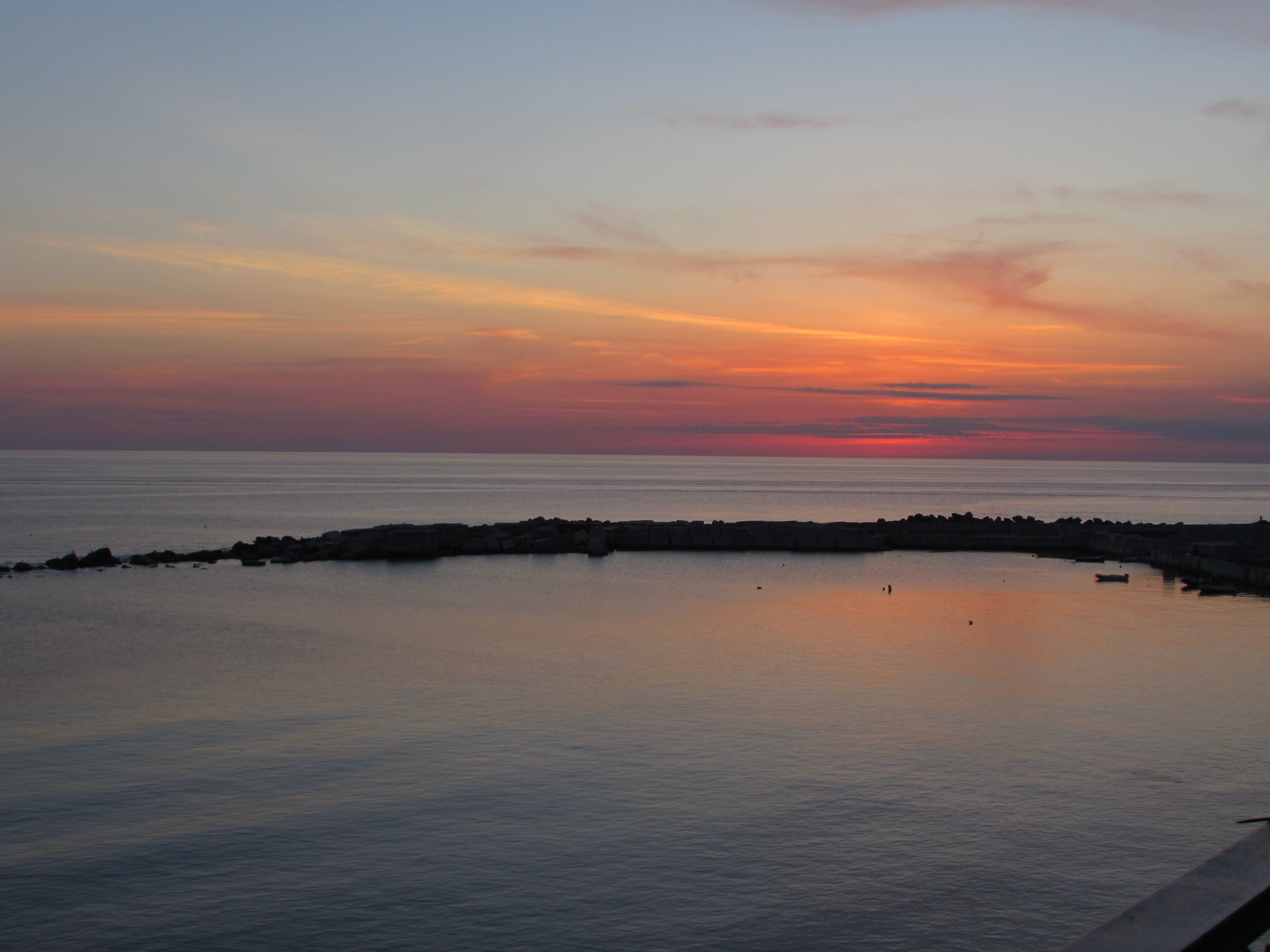 Tramonto marino...