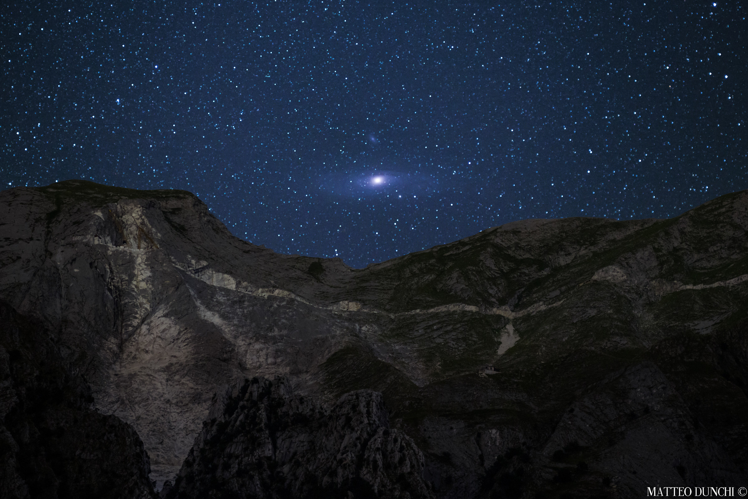Andromeda Rising Over The Alps...