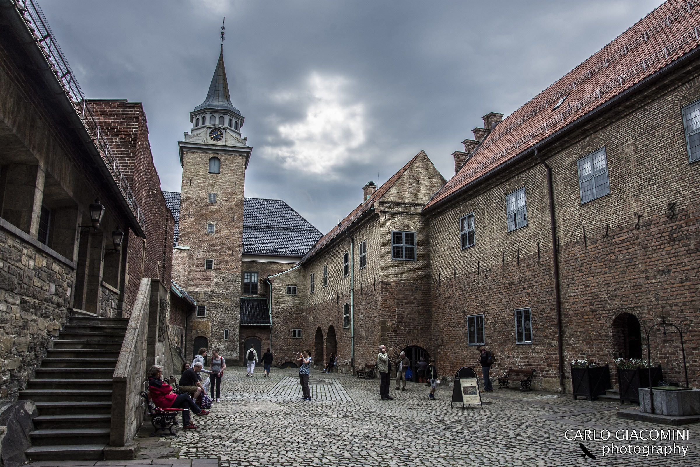 Akershus fortress courtyard...