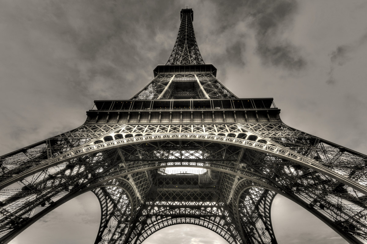 under the Eiffel Tower...