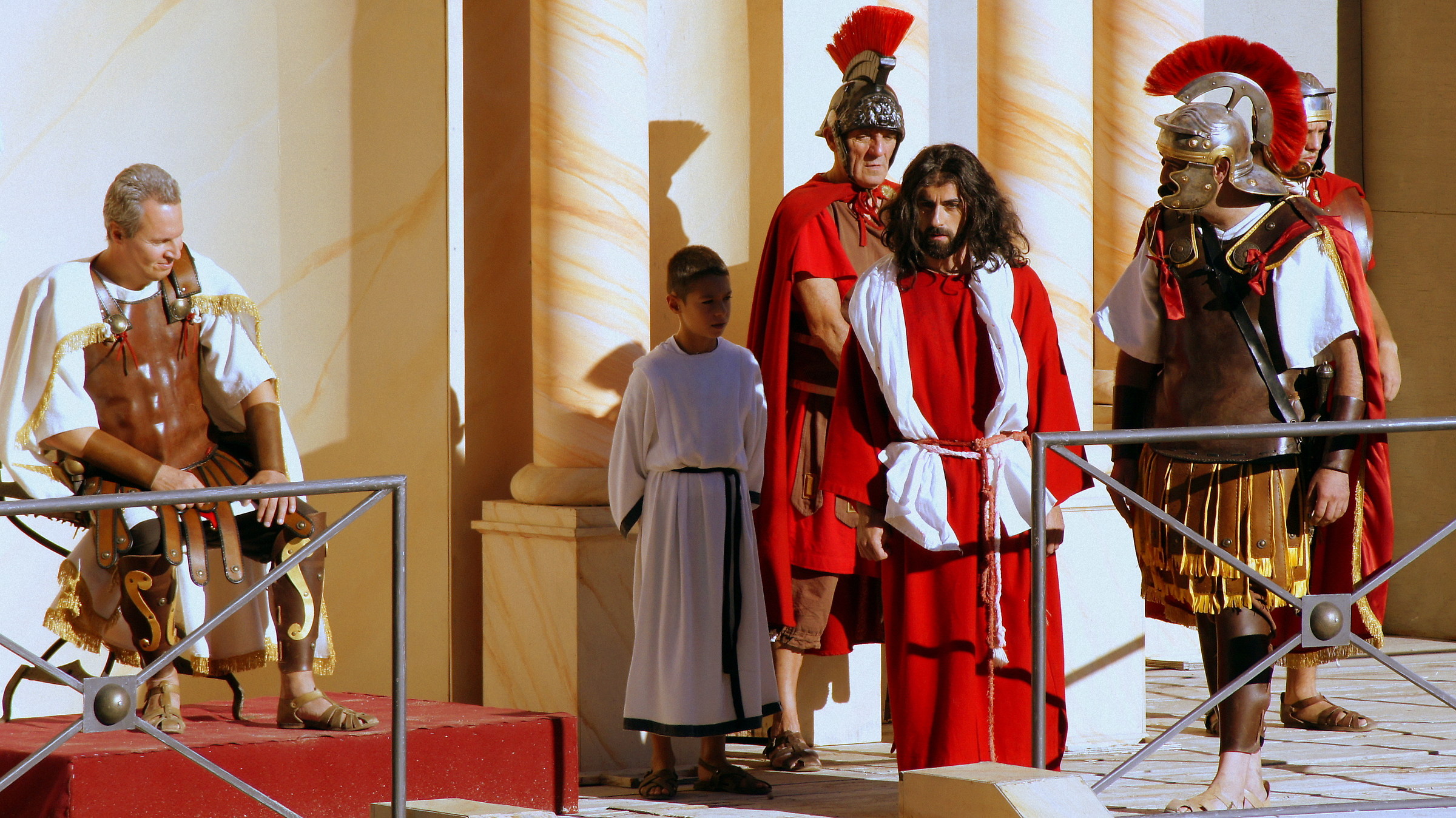 Jesus before Pilate...