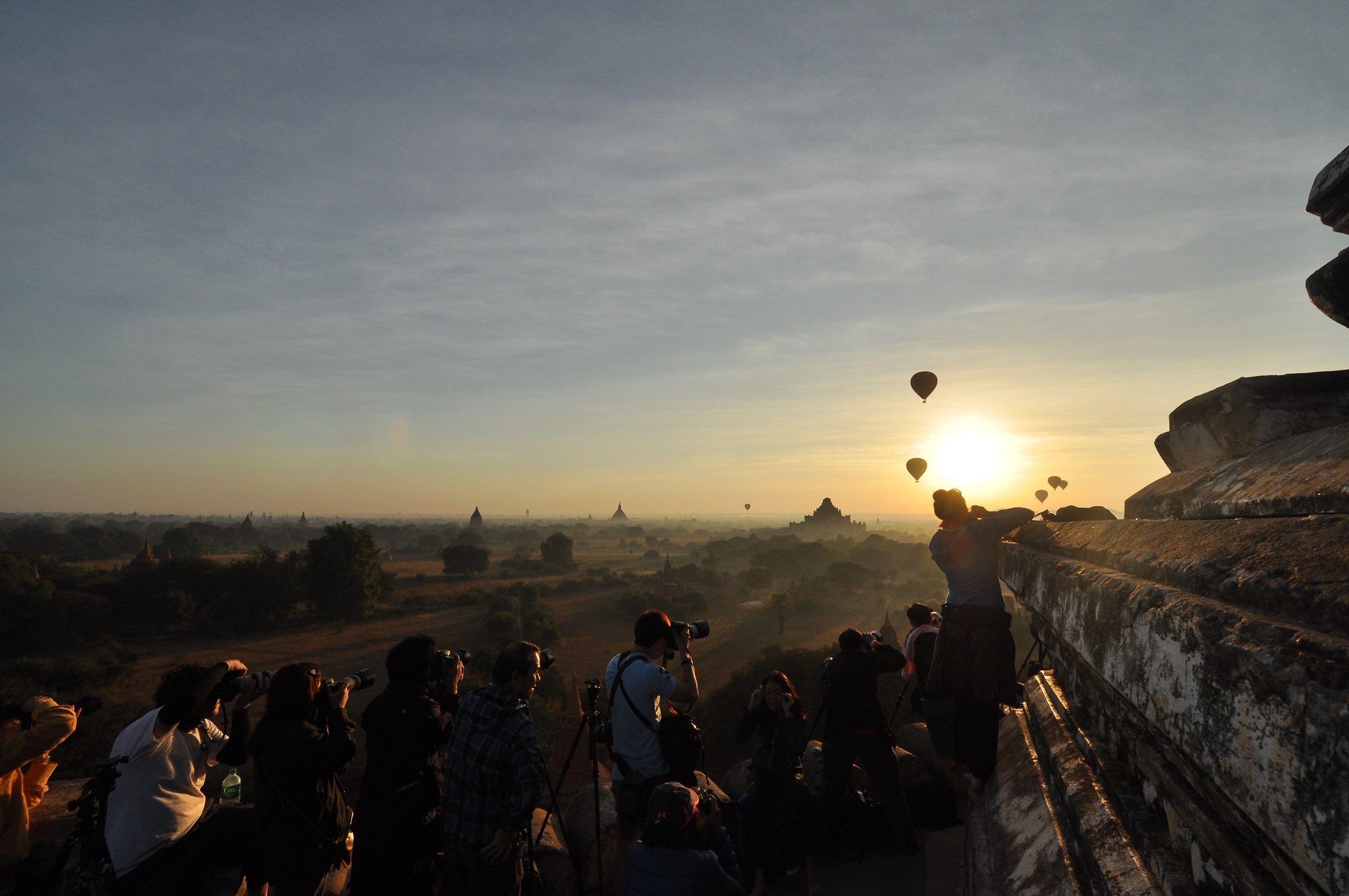 Sunrise on Bagan...