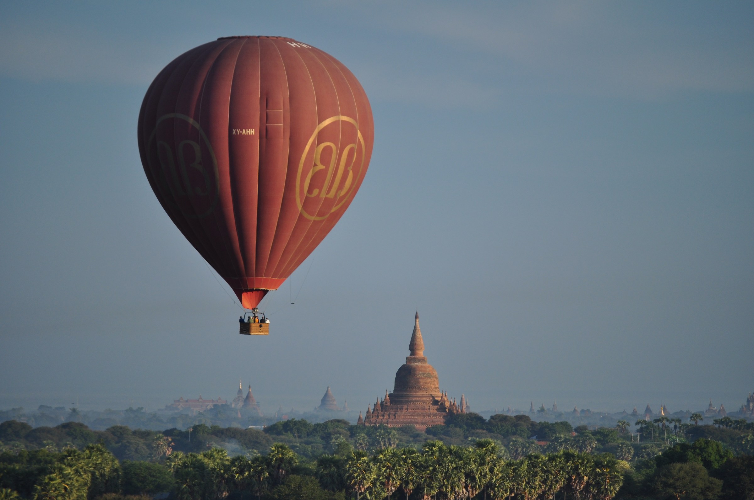 Bagan from the sky...