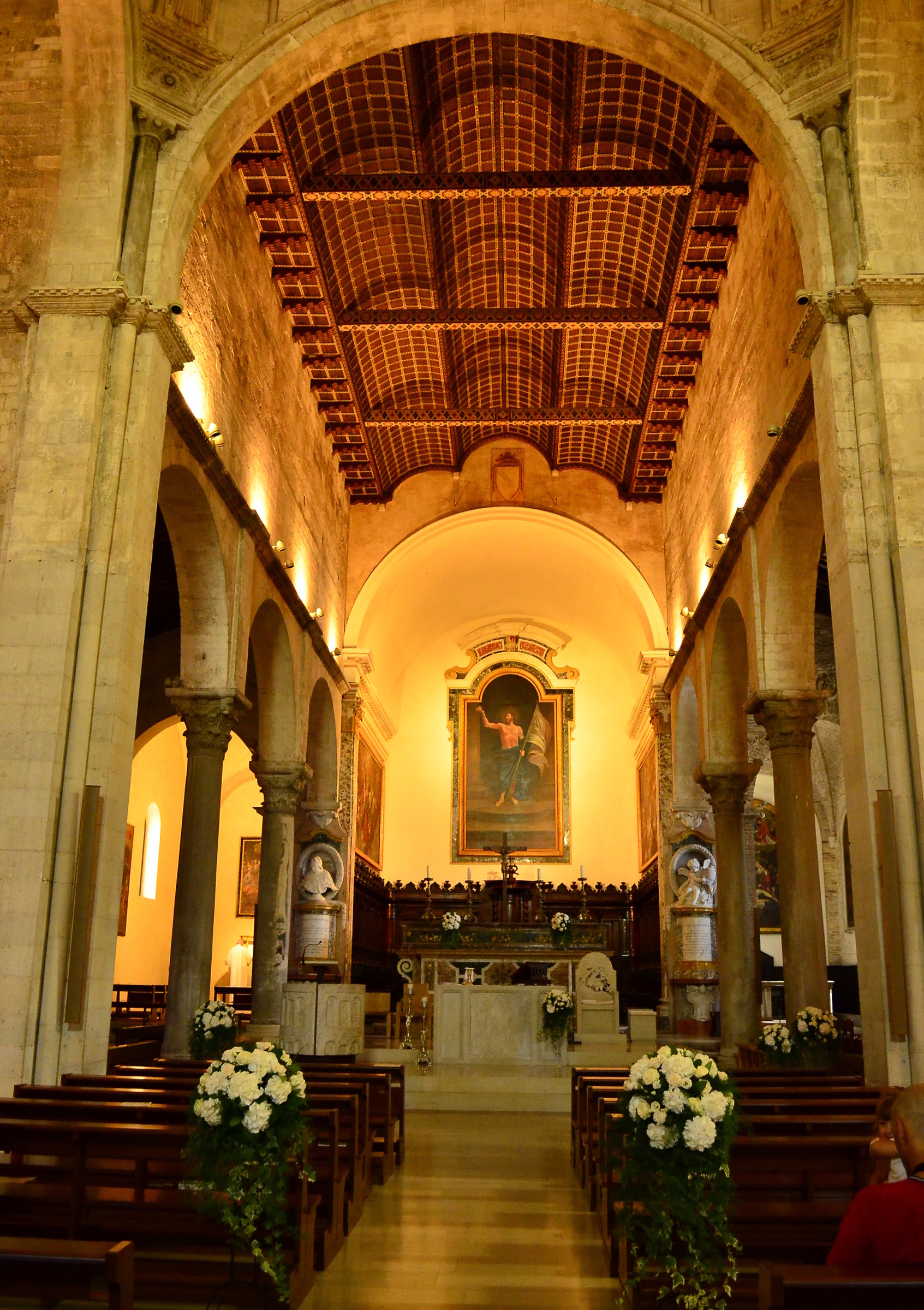 Ancona, Interior of the Cathedral of San Ciriaco...