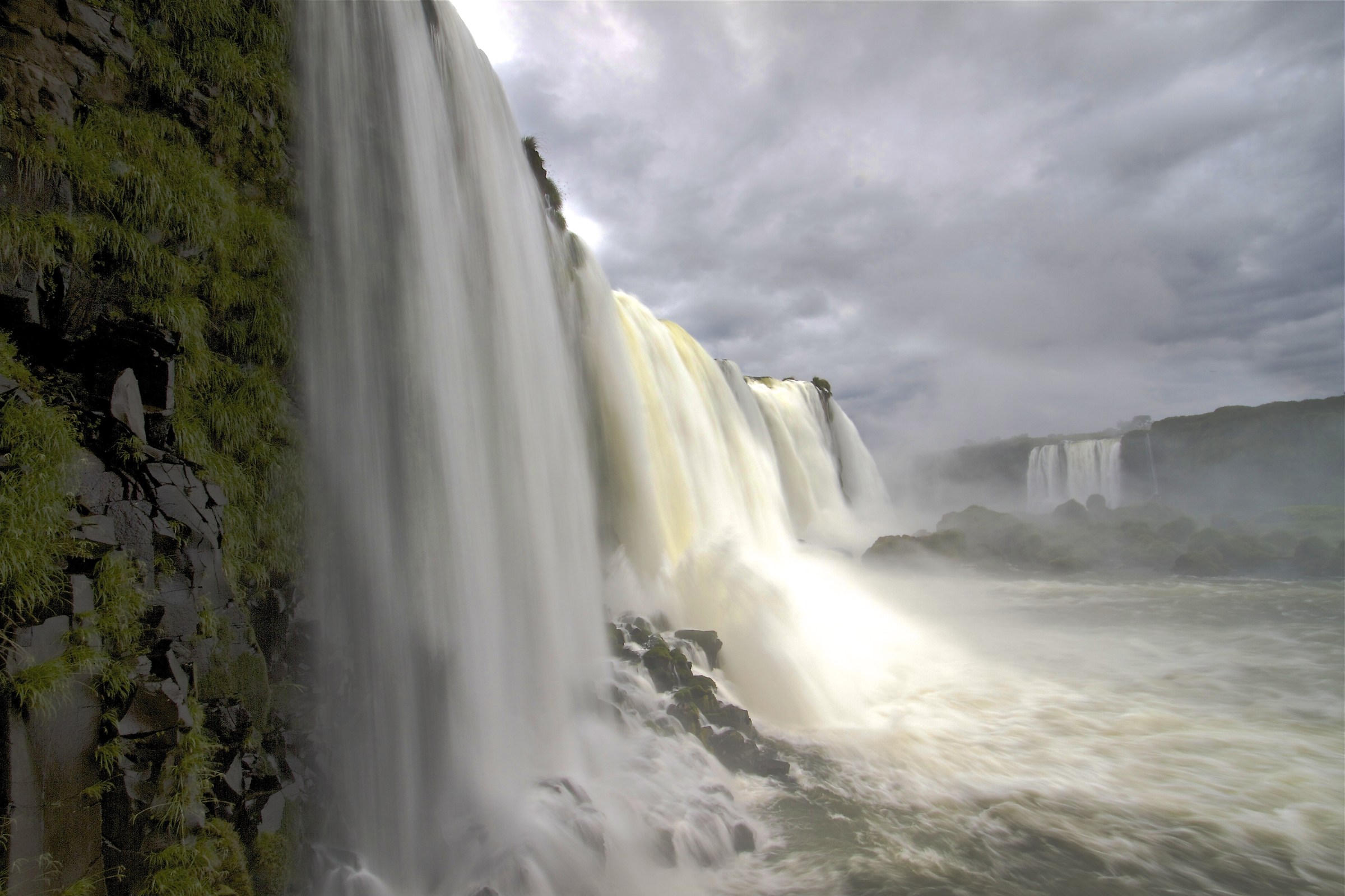 Iguazu falls on the Brazilian side...