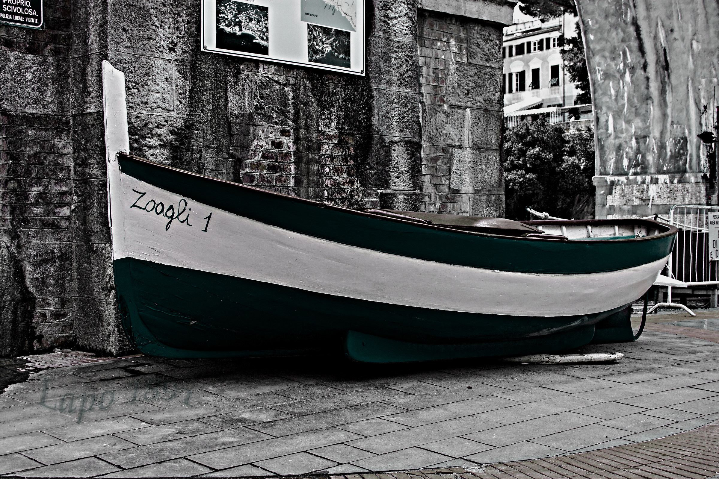 Boat typical of Zoagli...