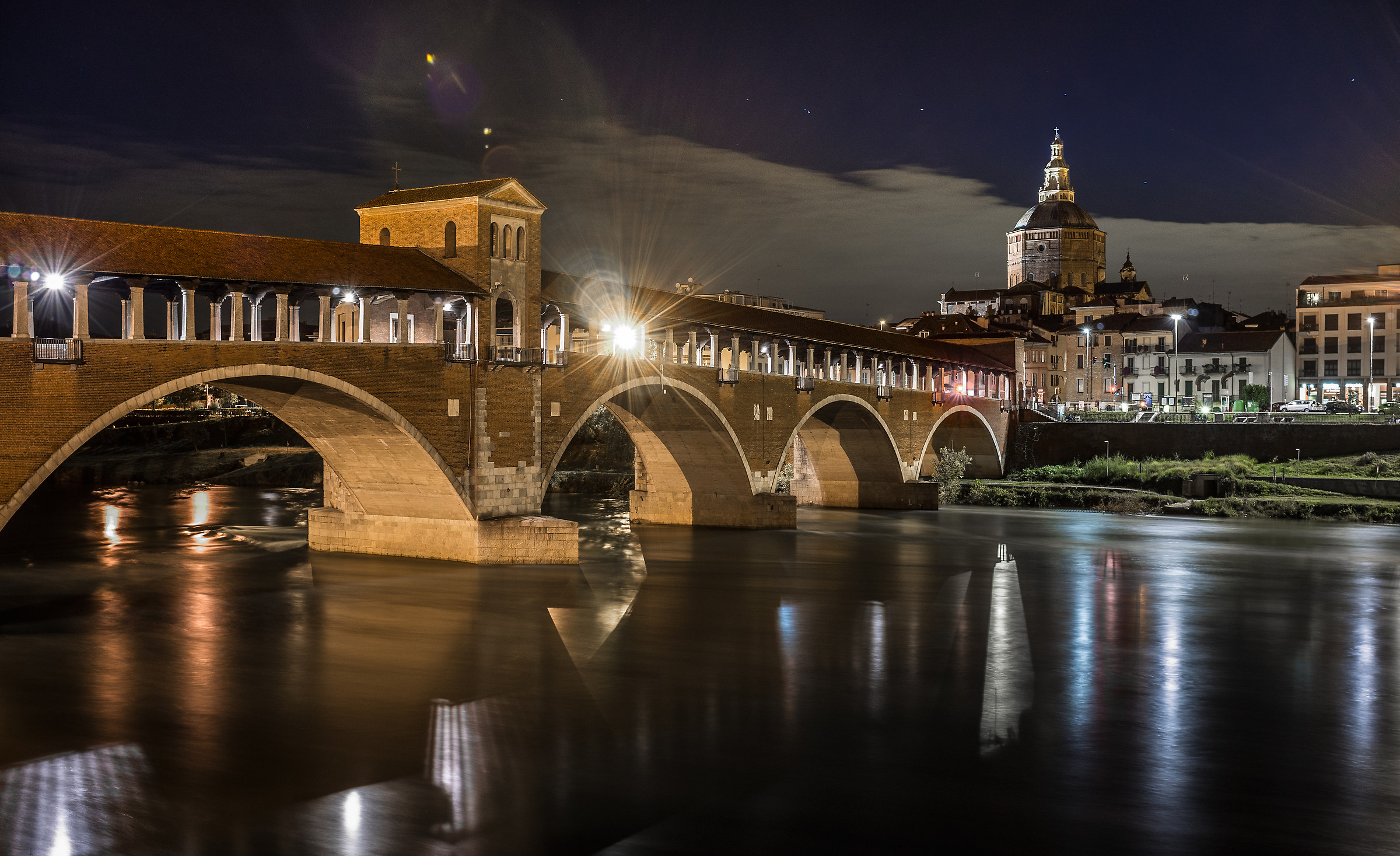 Pavia-Covered Bridge...