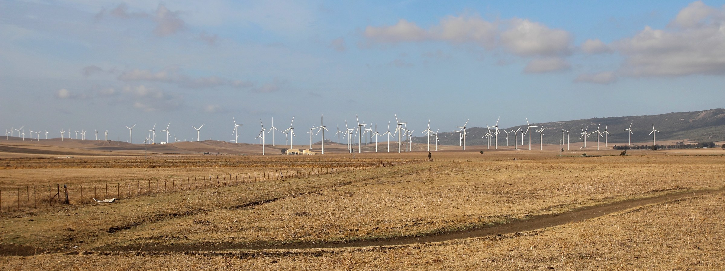 Wind turbines in southern Spain...