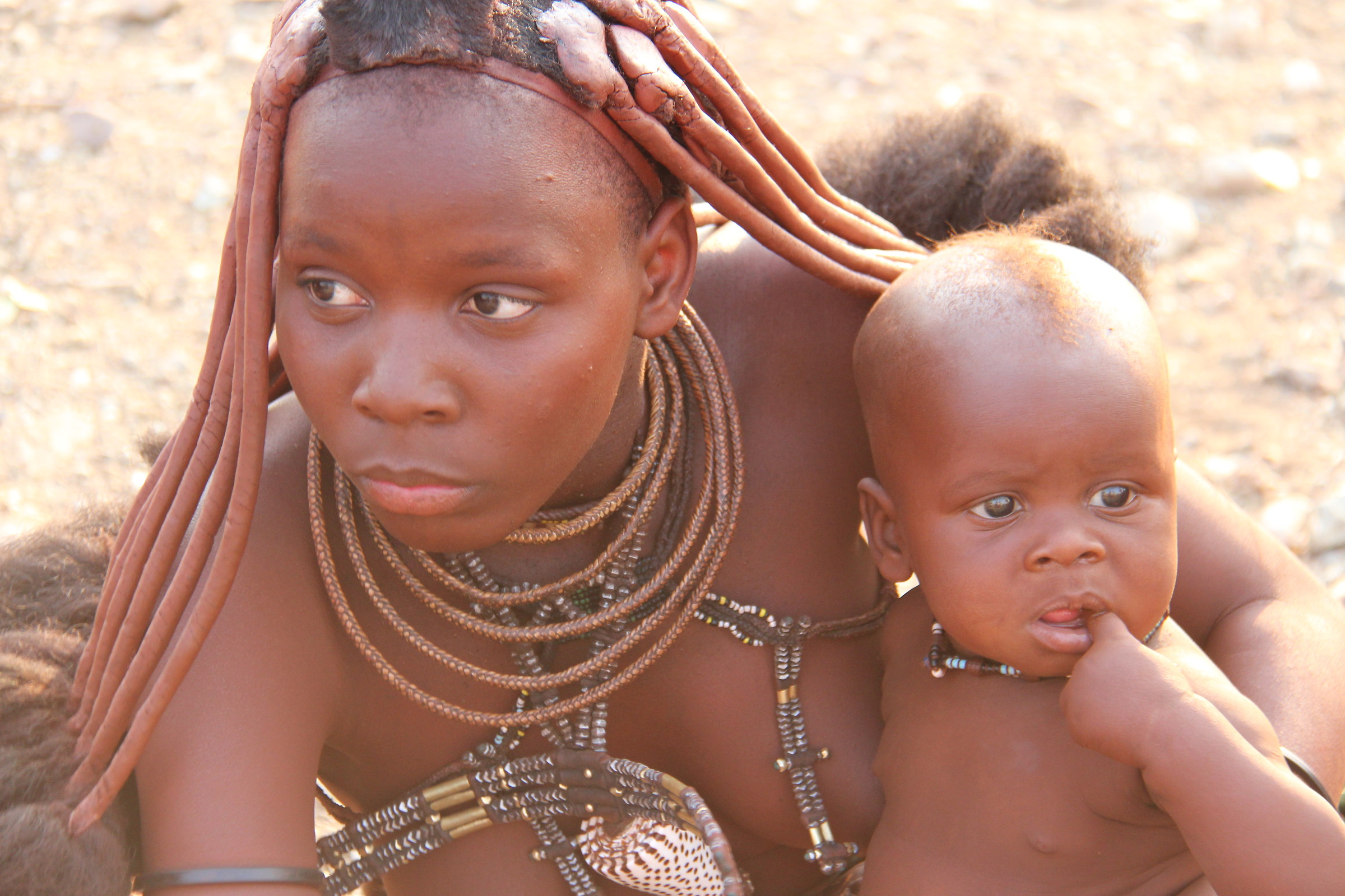 Namibia etnia Himba...