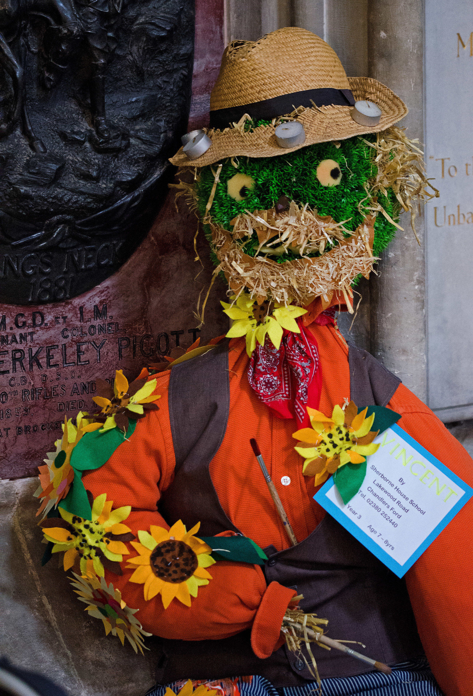 'Vincent' the Harvest Scarecrow - Winchester Cathedral...