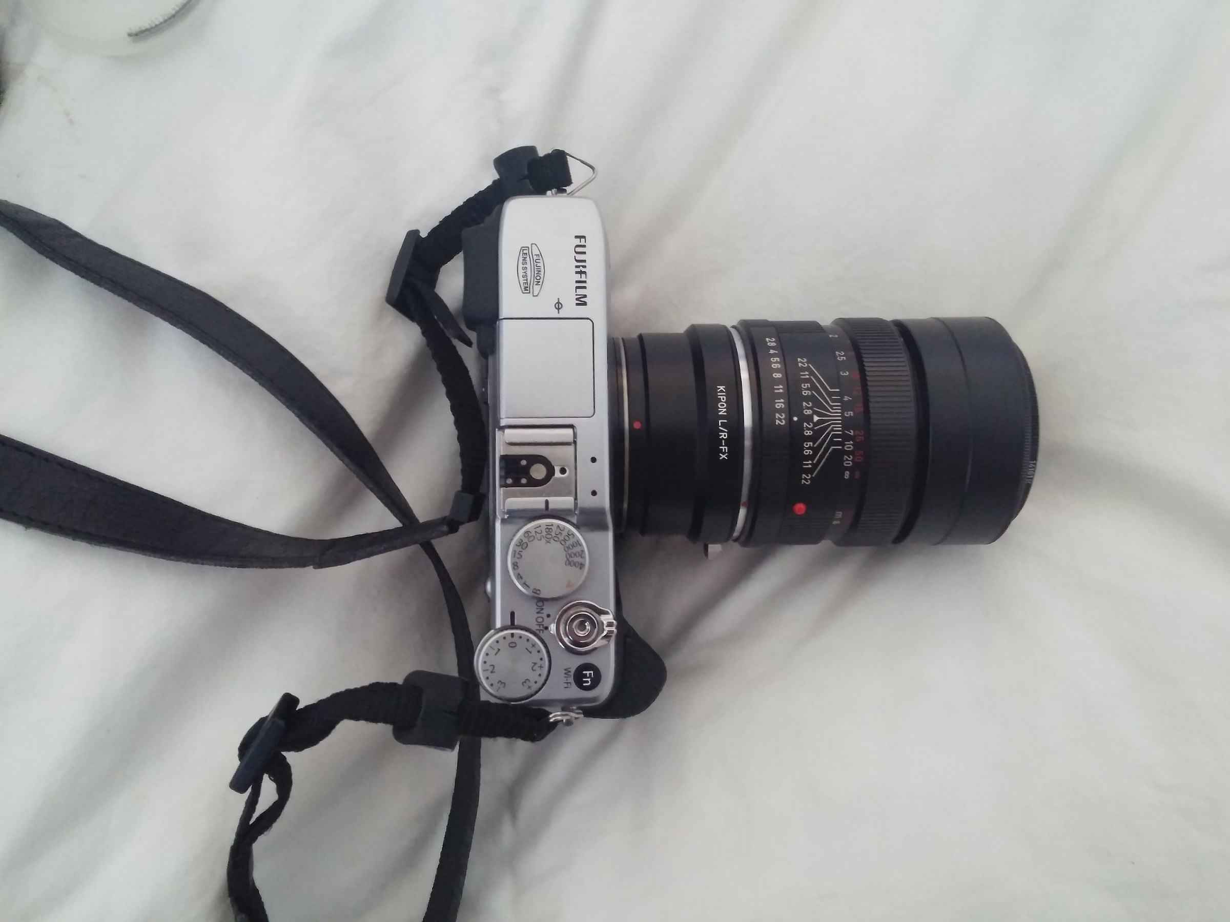 Fuji XE2 + Adapter Leica R+ Elmarit 90 mm R f/2,8...