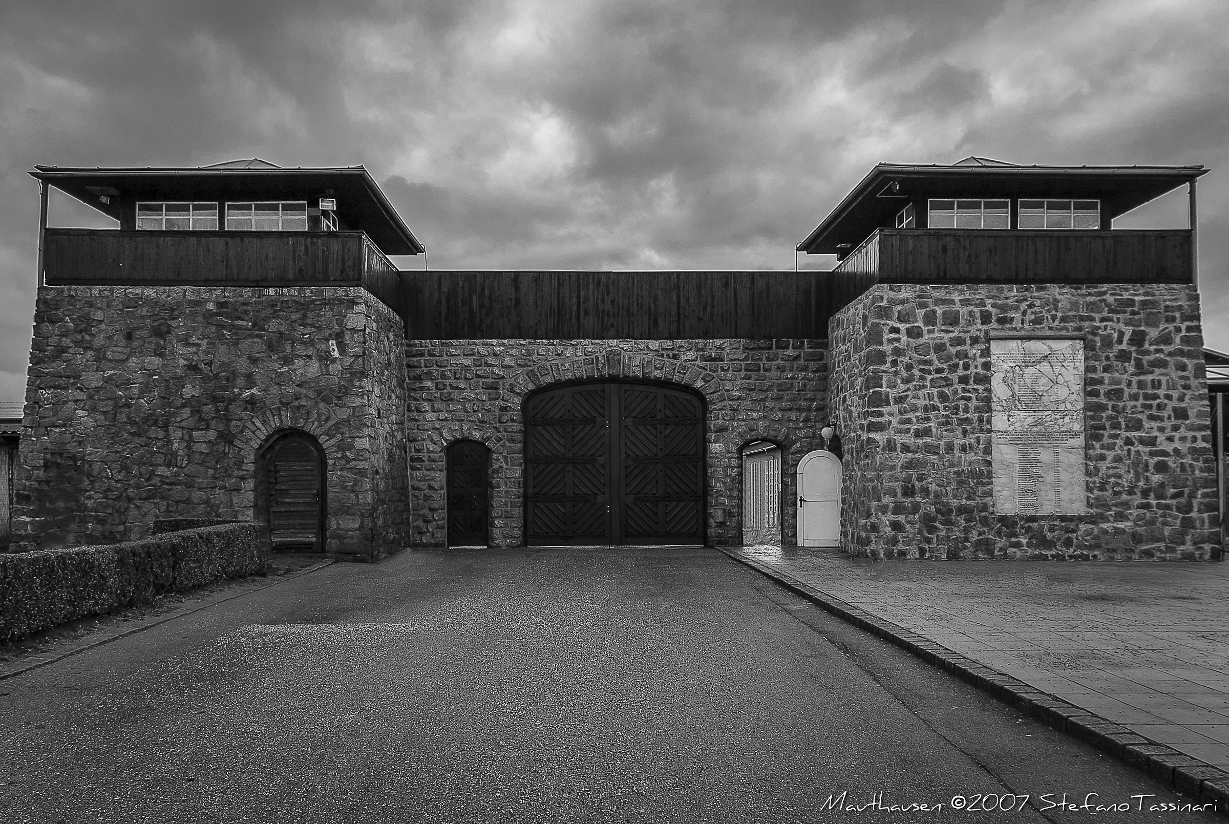 Ingresso a Mauthausen...