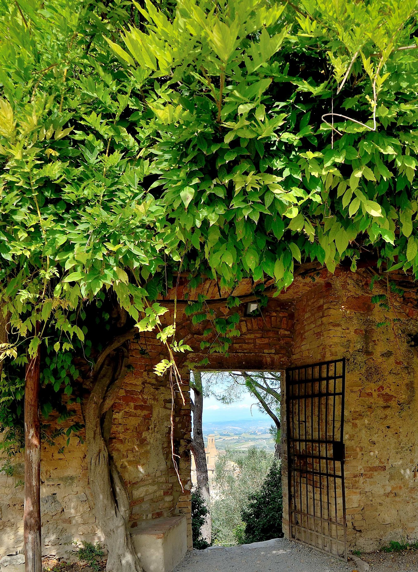 From San Gimignano...