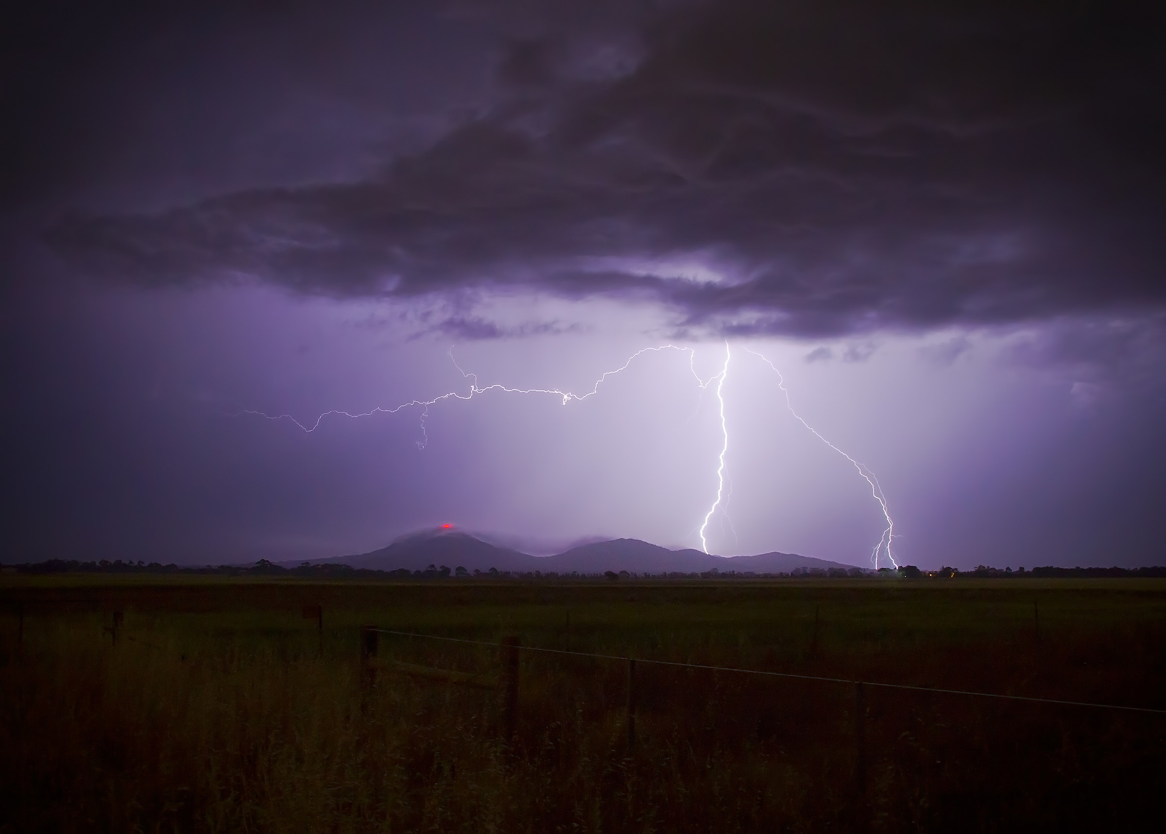Storm over the You Yangs...